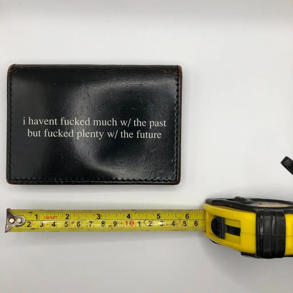 Undercover SS08 neoboy Babelogue Wallet (Patti Smith) Size ONE SIZE - 8 Thumbnail