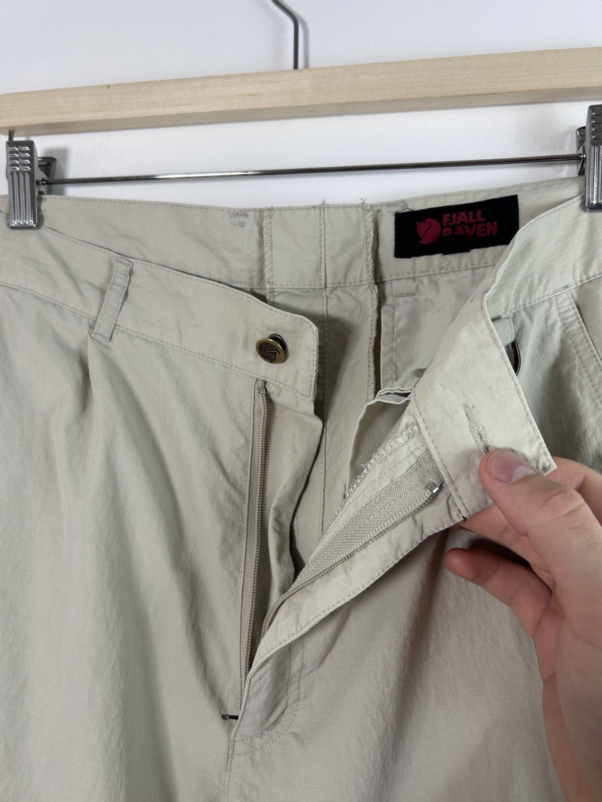 Fjallraven × Vintage Fjallraven Outdoor Zip-Off Transformer Pants + Shorts Hiking Size US 31 - 10 Thumbnail