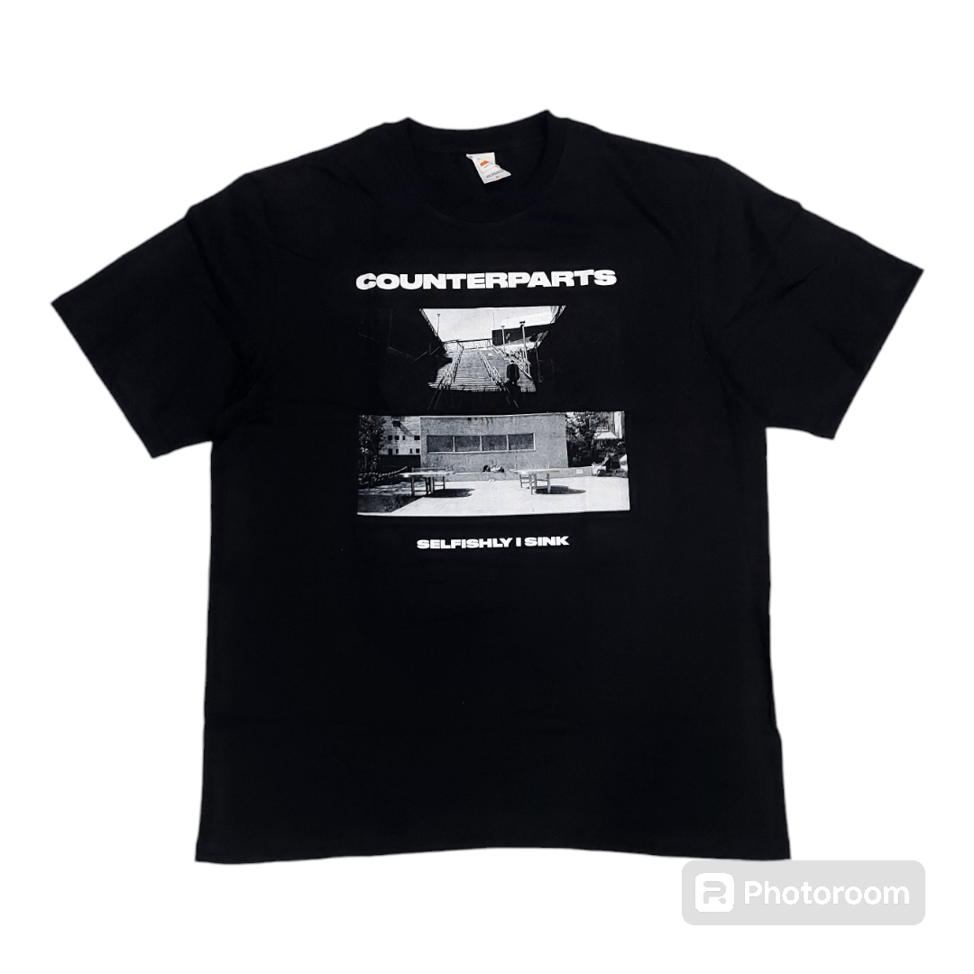 Band Tees 💥Counterparts Selfishly I Sink T Shirt Size US XL / EU 56 / 4 - 2 Thumbnail