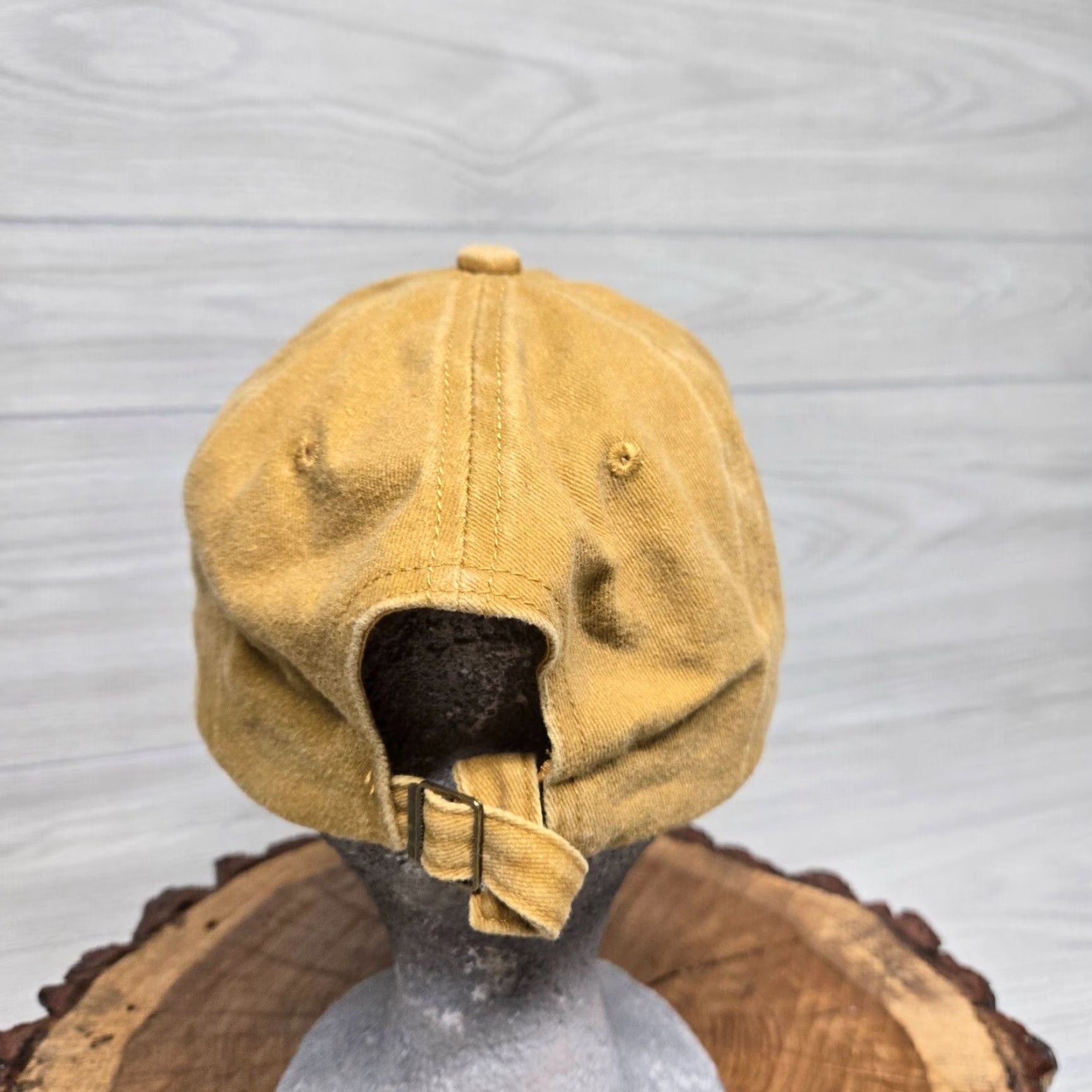 Vintage VINTAGE Trucker Hat Brown Adjustable Strapback Teen Boys 90s Style Size ONE SIZE - 3 Thumbnail