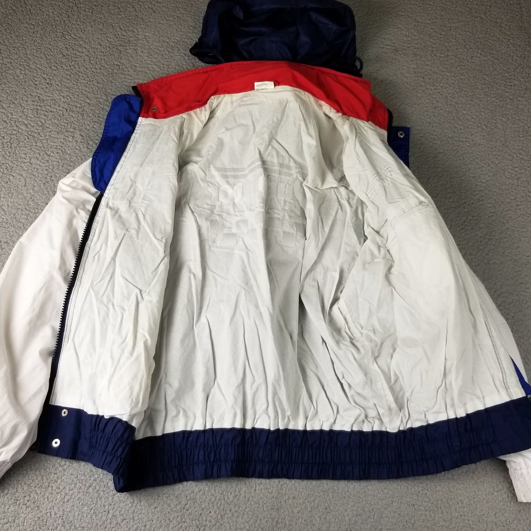 Vintage VINTAGE Racing Jacket Men XL Blue 80s 90s Cars Sports All Seasons Cold Weather Size US XL / EU 56 / 4 - 3 Thumbnail