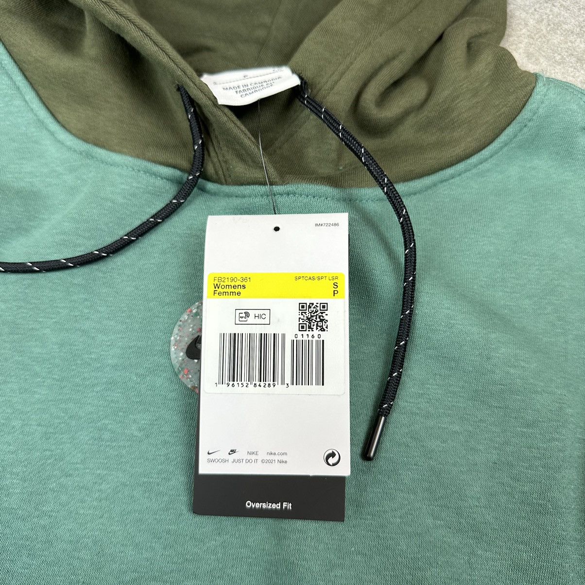 Nike Nike central logo hoodie S pocket streetwear swoosh Size US S / EU 44-46 / 1 - 3 Thumbnail