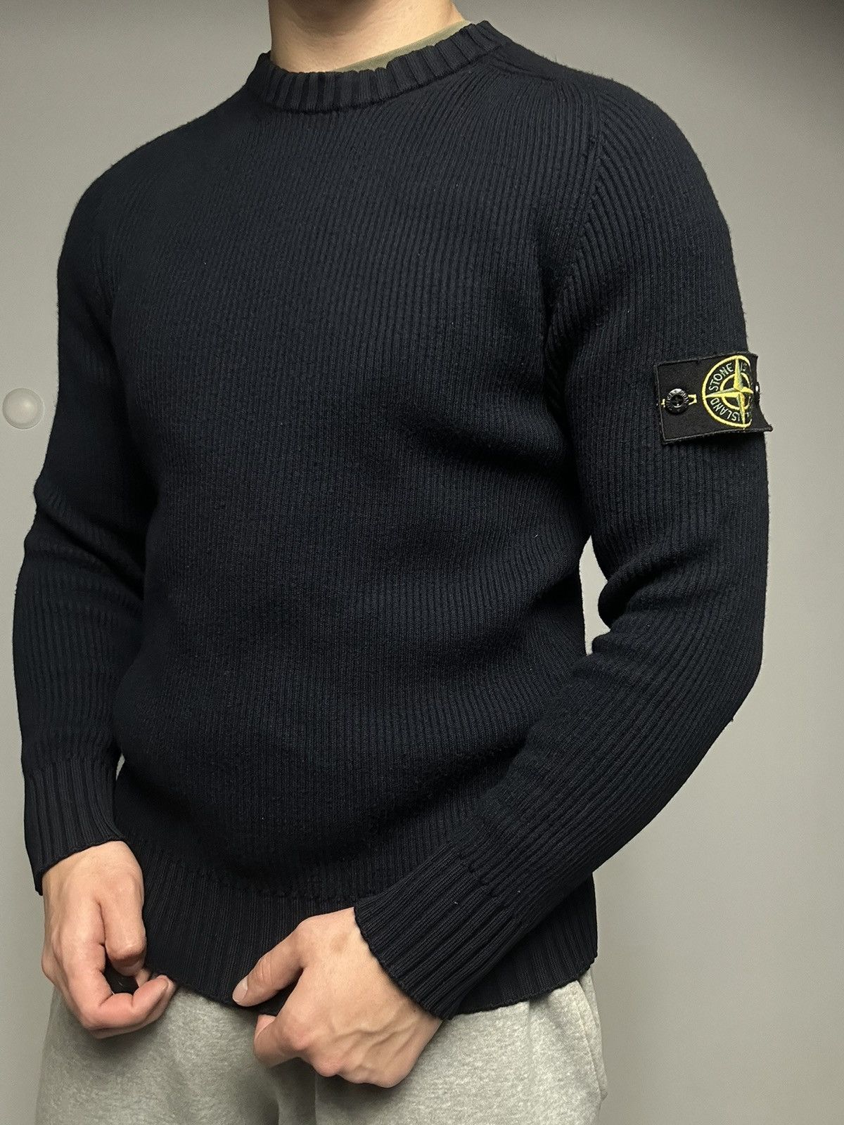 Stone Island Stone Island AW2018 Wool Knitwear Casual Sweater Streetwear Size US XL / EU 56 / 4 - 4 Thumbnail
