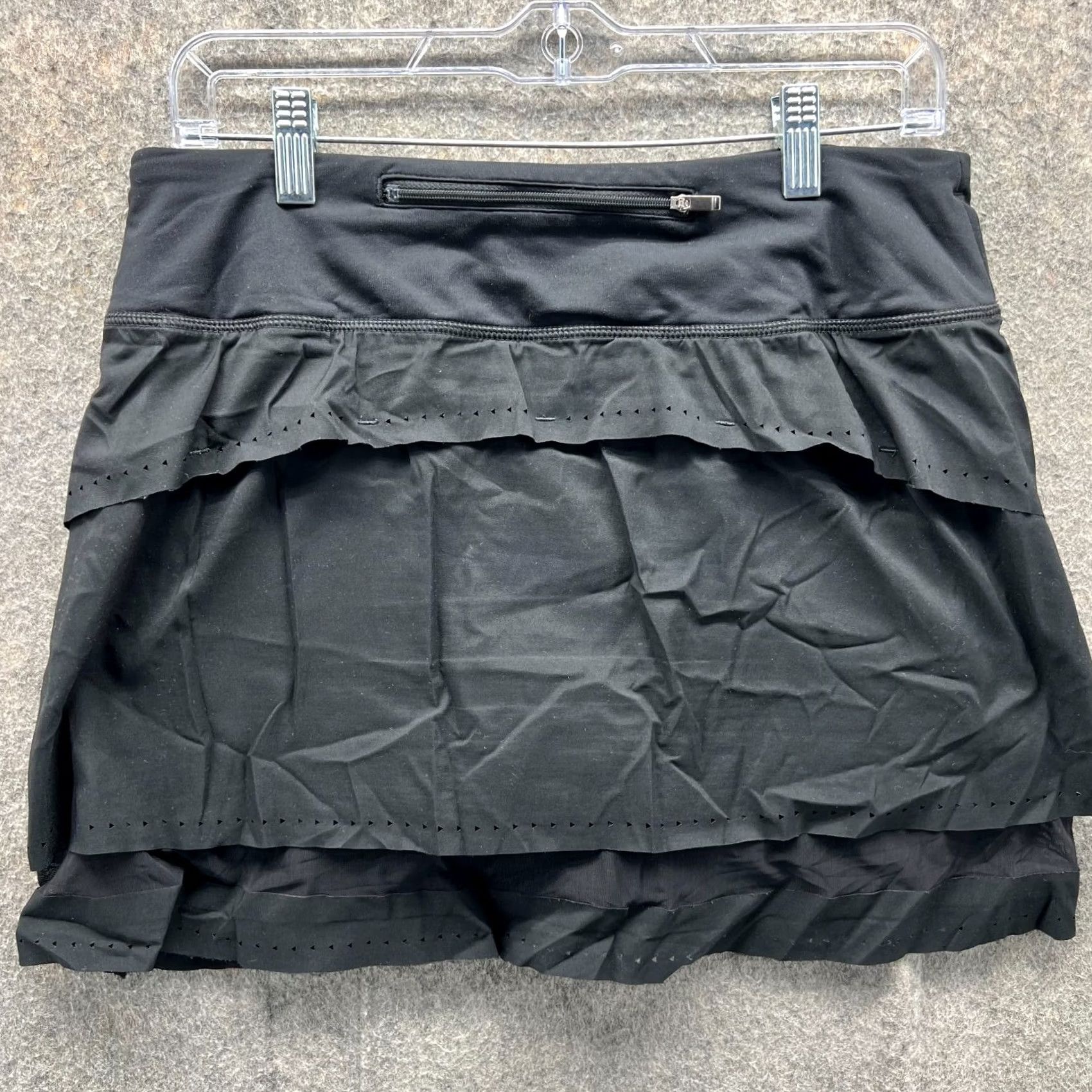 Athleta VINTAGE Athleta Skort Womens Small Ladies Black Performance Laser Run Lined Tennis Short Skirt Mini Womens Size 28" / US 6 / IT 42 - 2 Thumbnail