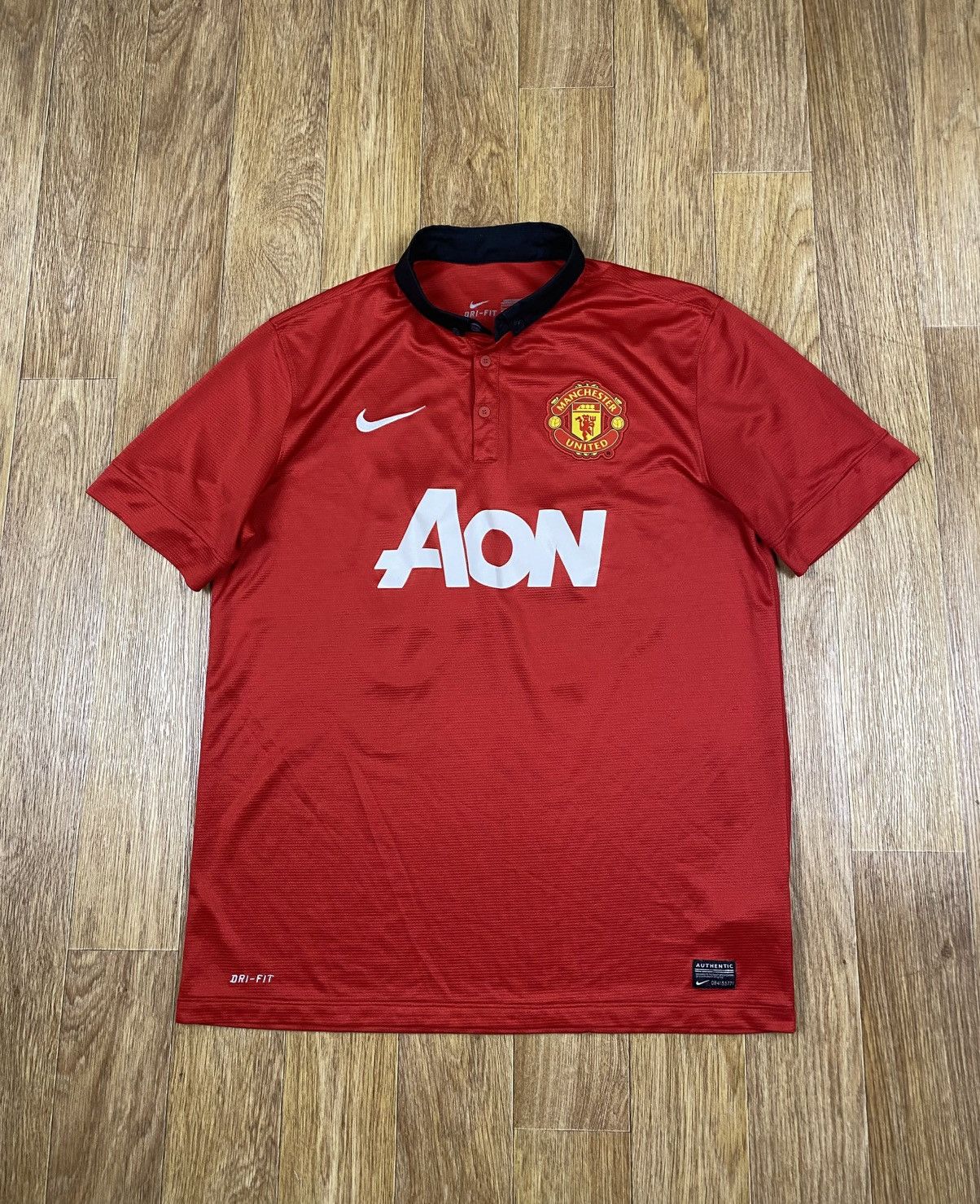 Vintage Nike Manchester United 2013 2014 Januzaj 44 Soccer Jersey Size US L / EU 52-54 / 3 - 2 Thumbnail