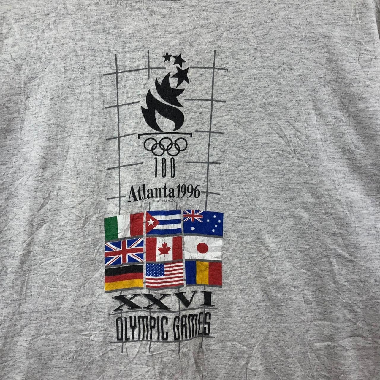 Vintage Vintage 1996 OLYMPIC GAMES ATLANTA National Flags Tee Shirt Size US XL / EU 56 / 4 - 5 Thumbnail