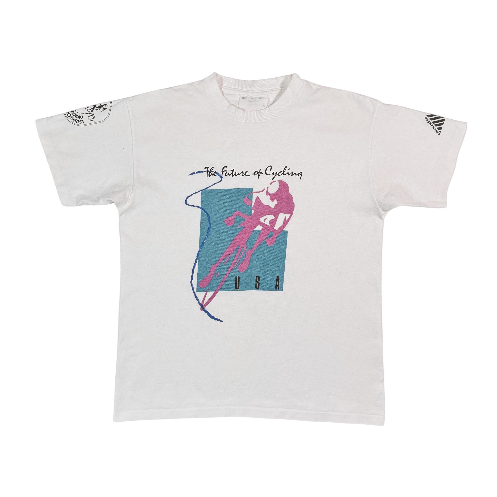 Vintage Vintage 1990 Cannondale T-shirt The Future of Cycling White Size US L / EU 52-54 / 3 - 1 Thumbnail