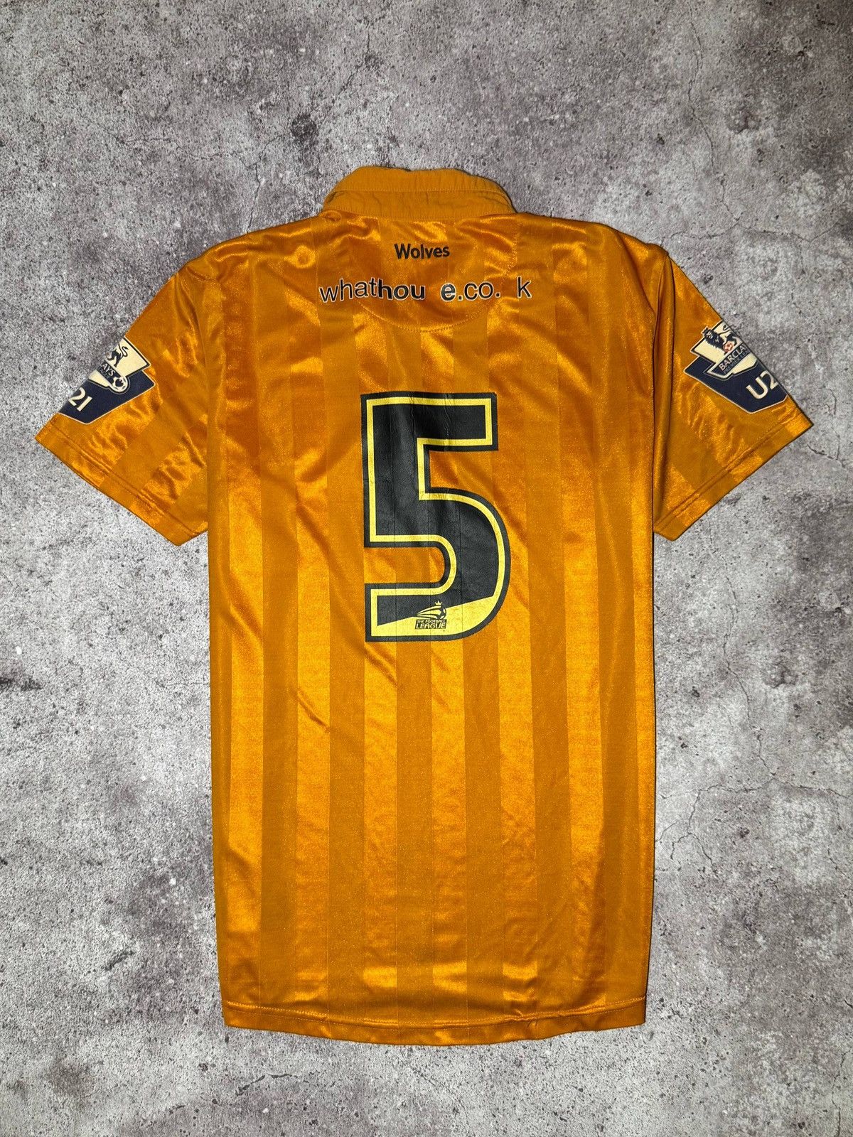 Vintage Wolves 2012/13 Home Football T-Shirt Soccer Jersey Size L Size US L / EU 52-54 / 3 - 11 Thumbnail