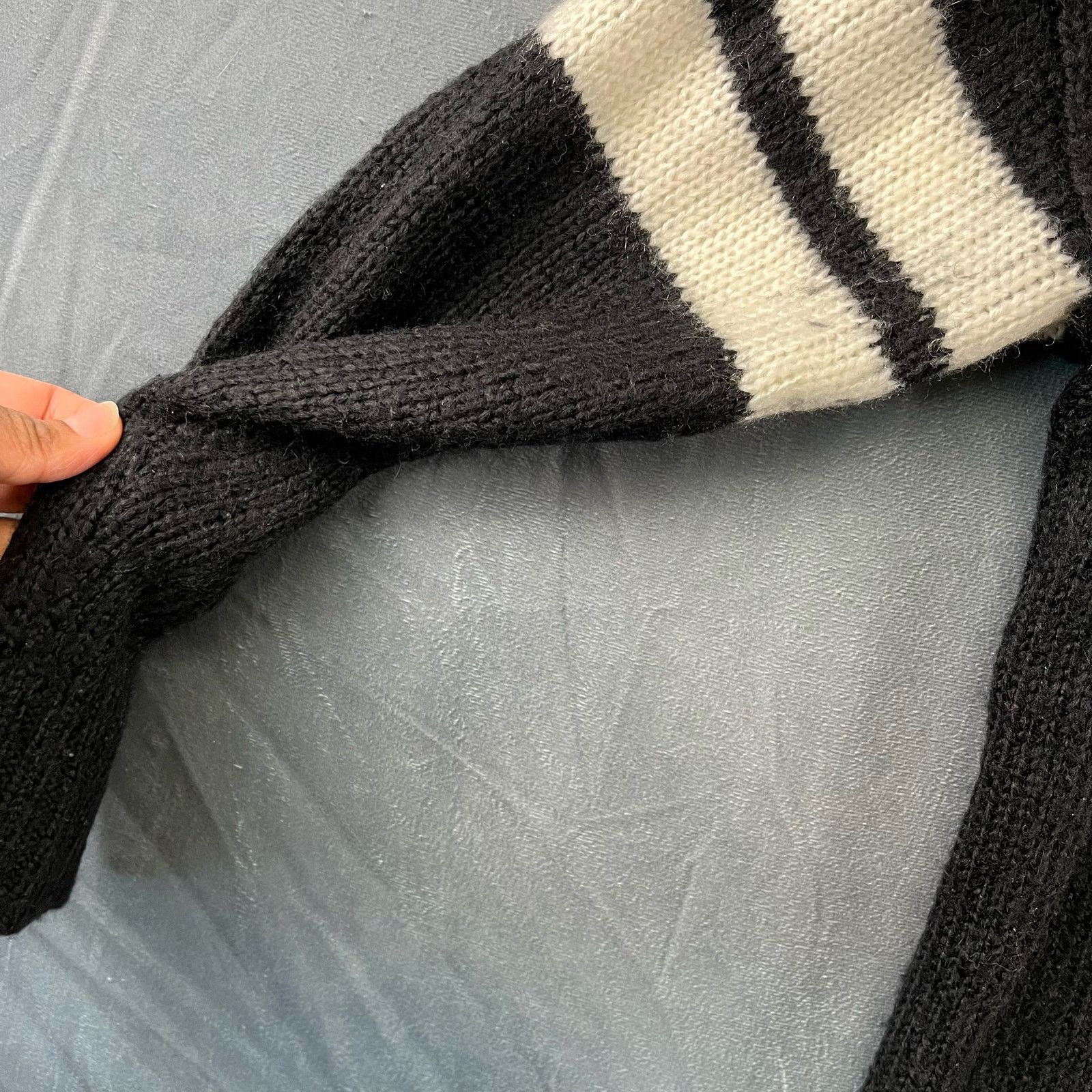 Forever 21 Forever 21 Knit Sweater Number 5 Sport Rugby Preppy Large Size L / US 10 / IT 46 - 13 Thumbnail