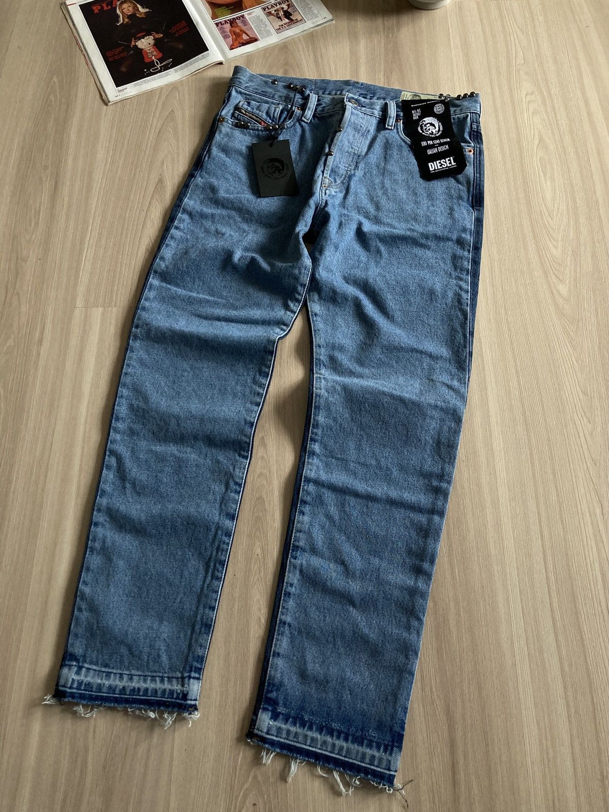 Diesel Mharky-F Slim Skinny Jeans Vintage Style
