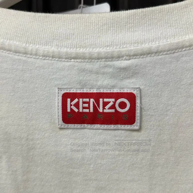 Kenzo KENZO Summer Logo White Cotton T-shirt . Size US L / EU 52-54 / 3 - 5 Thumbnail
