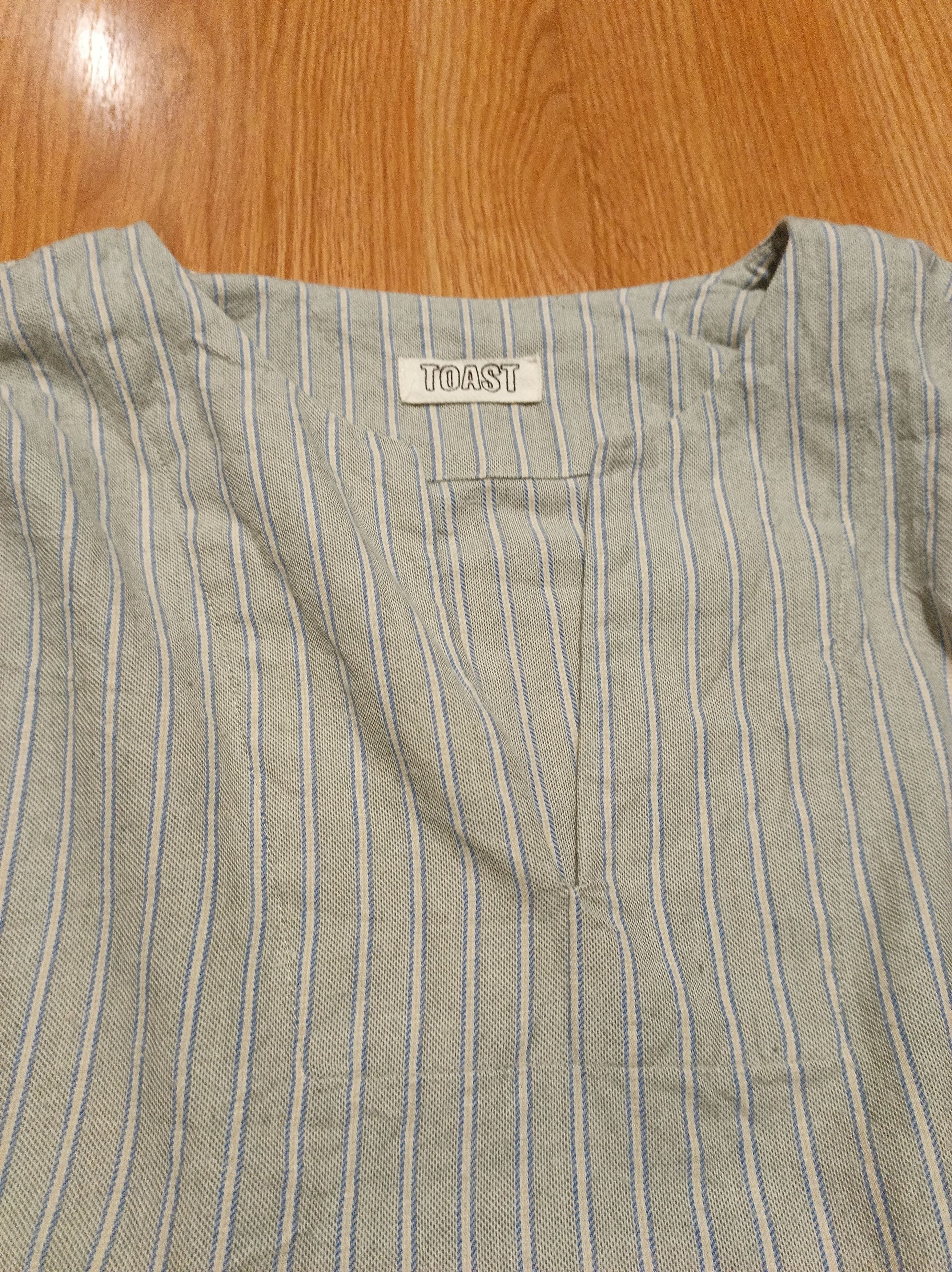 Designer TOAST Fisherman Stripe Print Lounge Top 3/4 sleeve Size L / US 10 / IT 46 - 7 Thumbnail