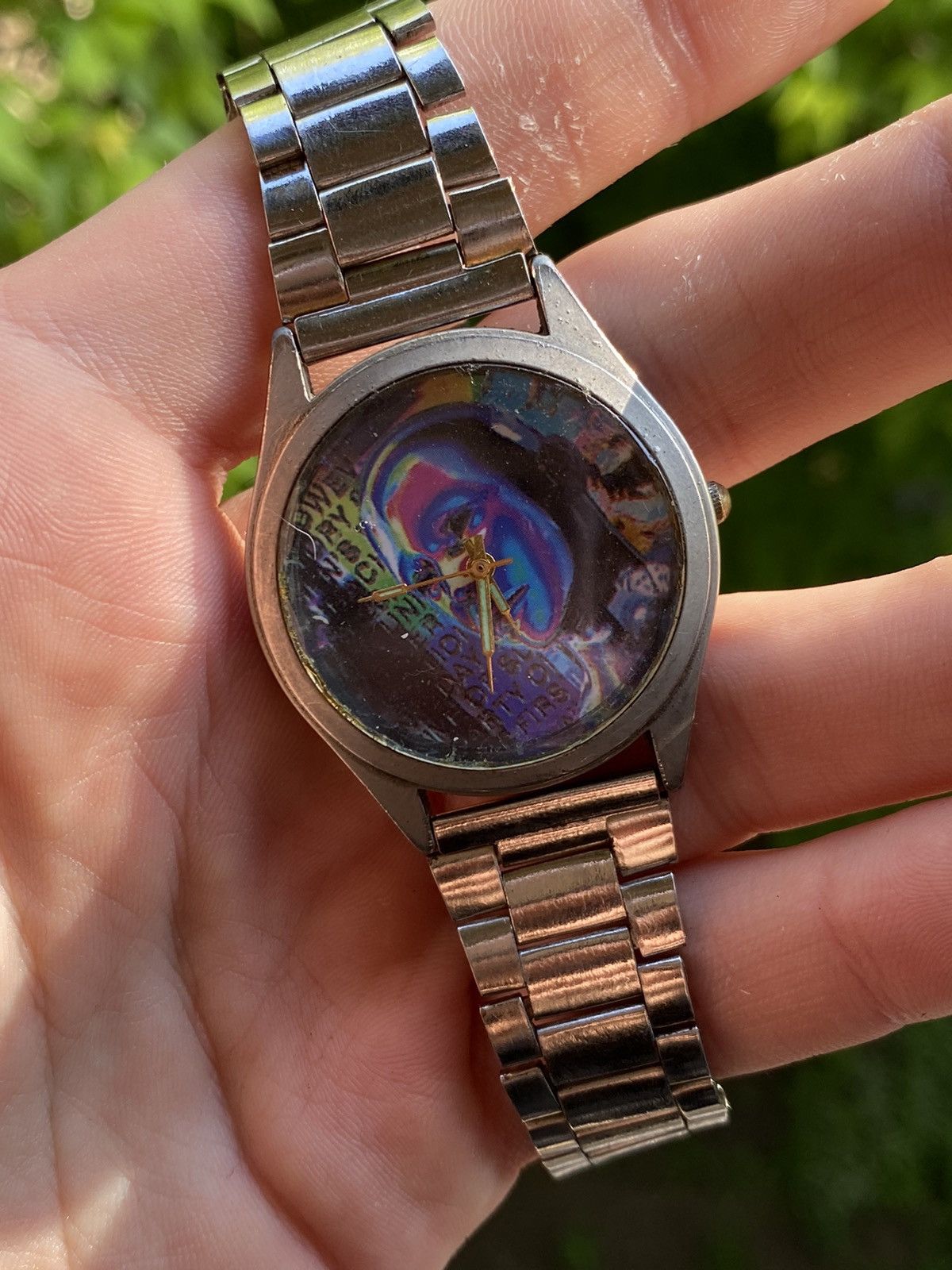 Japanese Brand × Jewelry × Vintage Art Watch Portrait Dial Stainless Steel Bracelet Size ONE SIZE - 7 Thumbnail