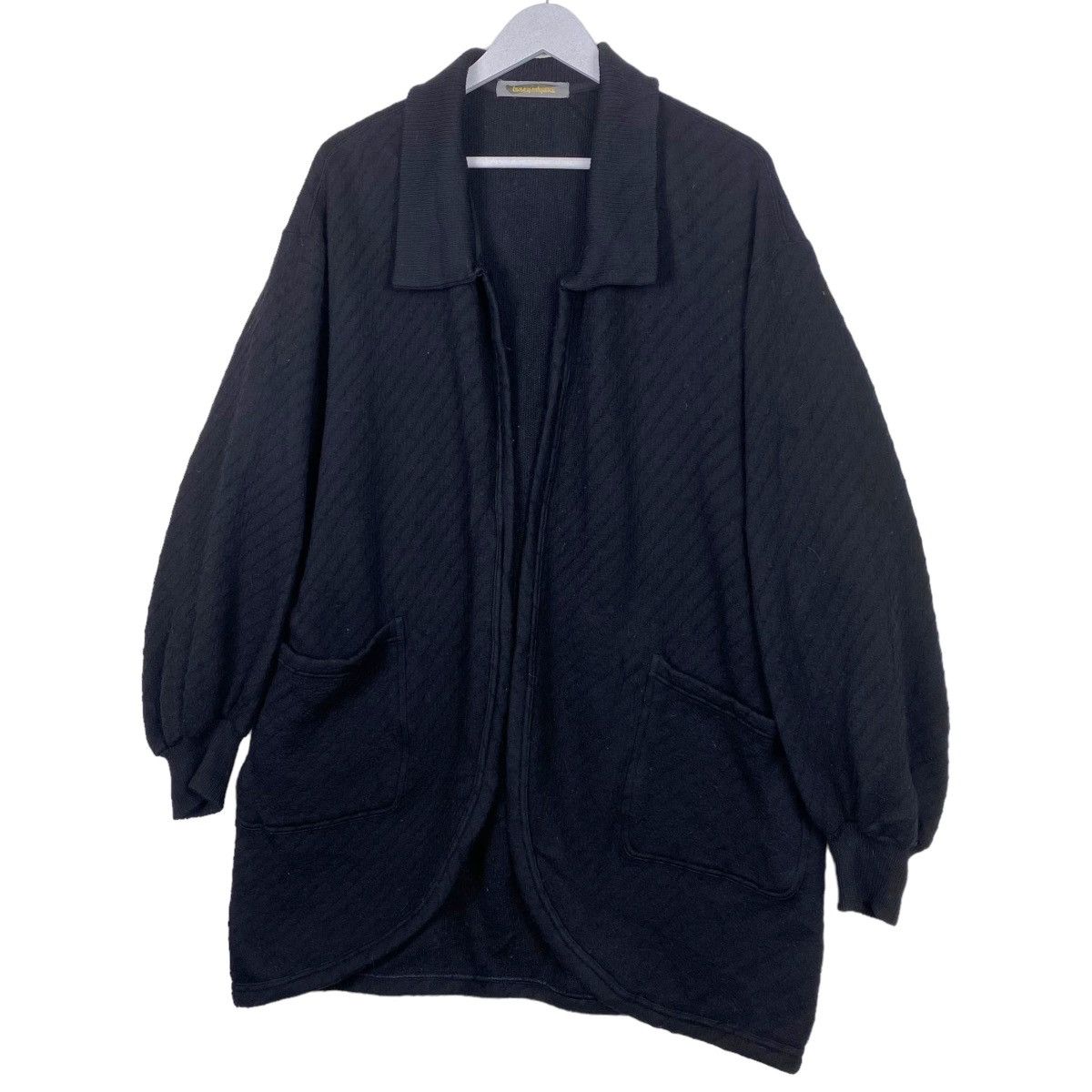 Issey Miyake 💥80s ISSEY MIYAKE OPEN FRONT BUTTONLESS KNIT CARDIGAN Size US XL / EU 56 / 4 - 2 Thumbnail