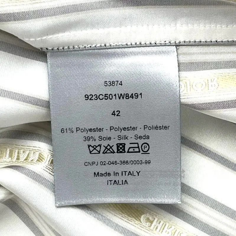 Dior Dior Men's Silk Blend Long Sleeve Shirt . Size US M / EU 48-50 / 2 - 7 Thumbnail