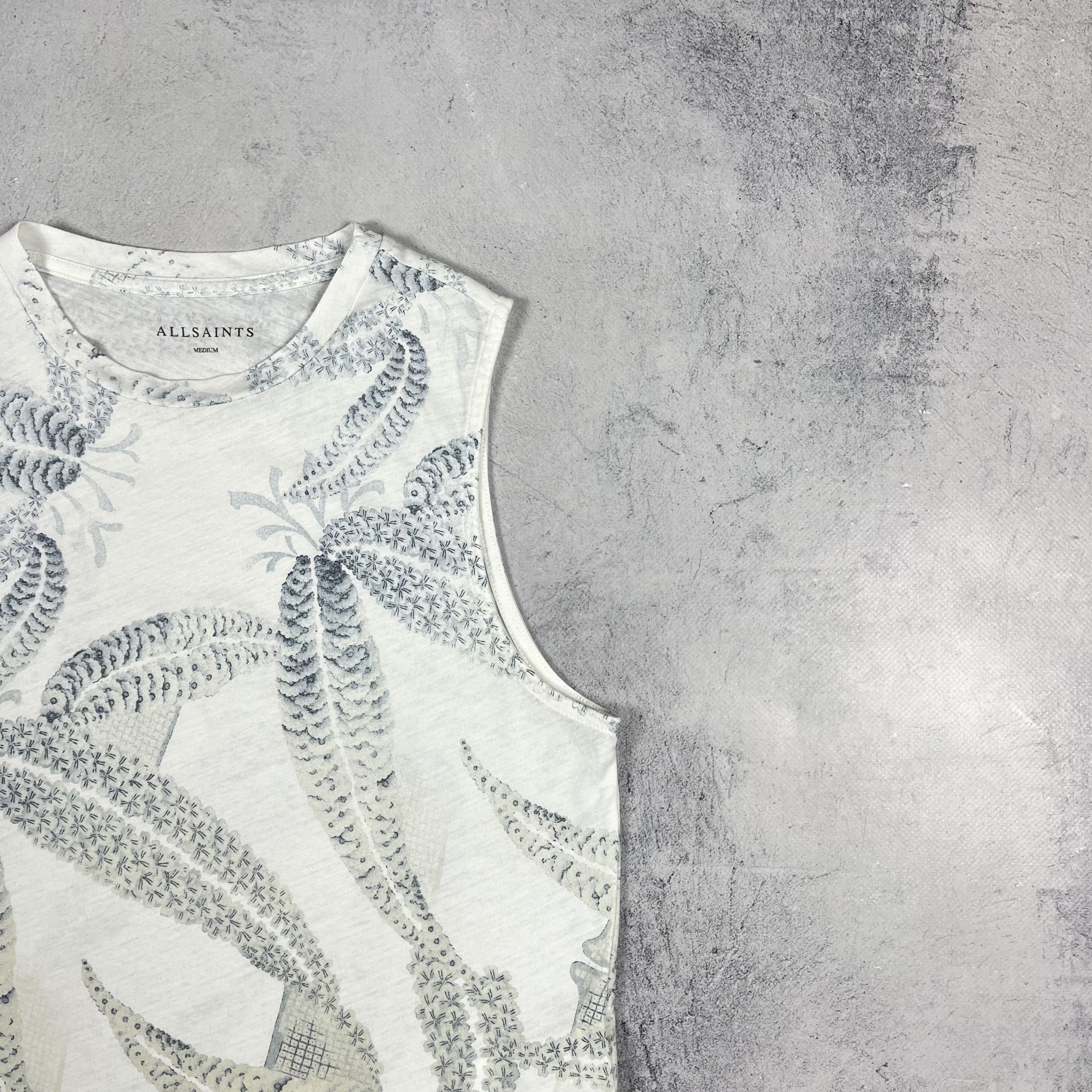 Allsaints Designer AllSaints Fuji Eli Floral Ladies Tank-Top Sleveless Size M / US 6-8 / IT 42-44 - 6 Thumbnail