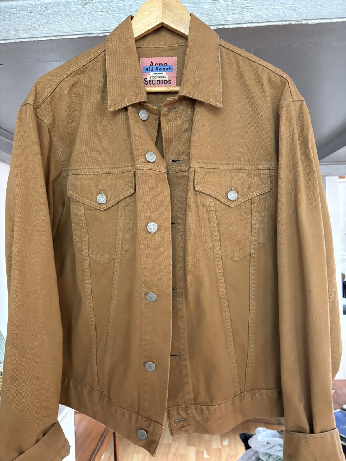 Acne Studios Acne light brown denim jacket Size US M / EU 48-50 / 2 - 2 Thumbnail