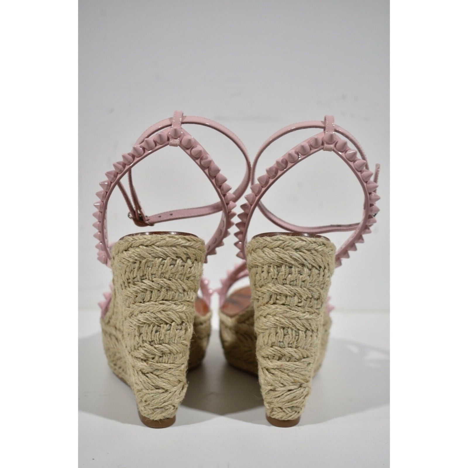 Christian Louboutin Mafaldina Zeppa 120 Rosy Pink Platform Wedge Sandal 41 Size US 11 / IT 41 - 12 Thumbnail