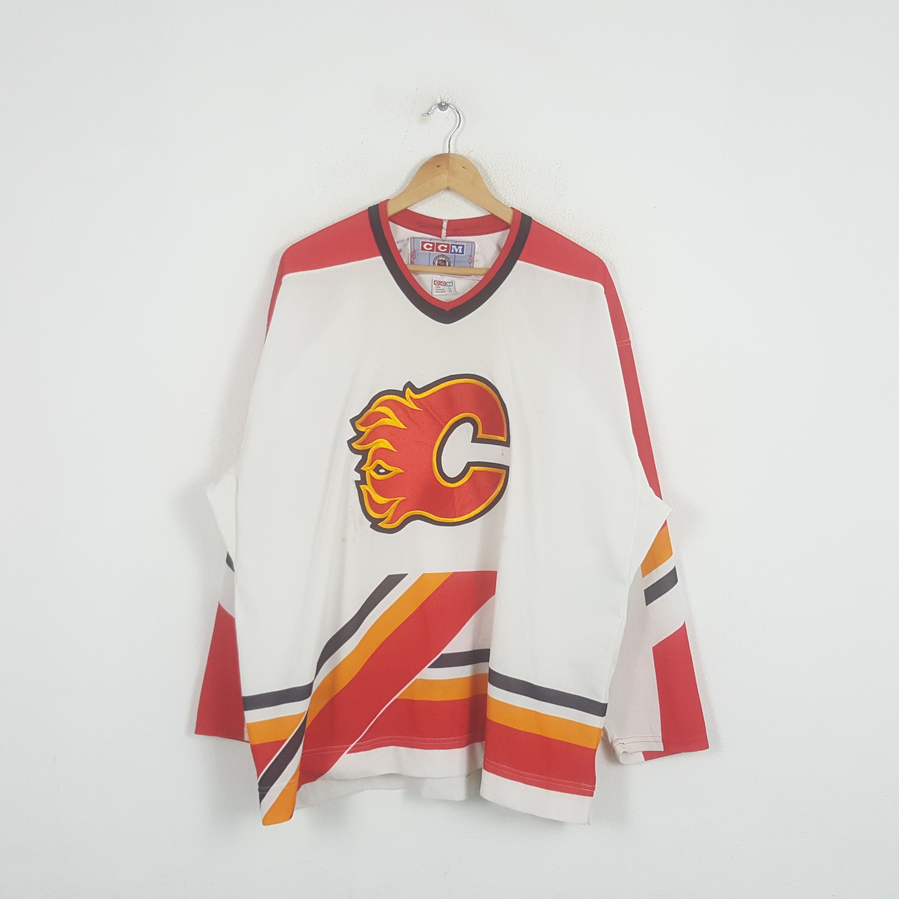 Vintage CCM American Hockey Ice NHL Long Sleeve Jersey