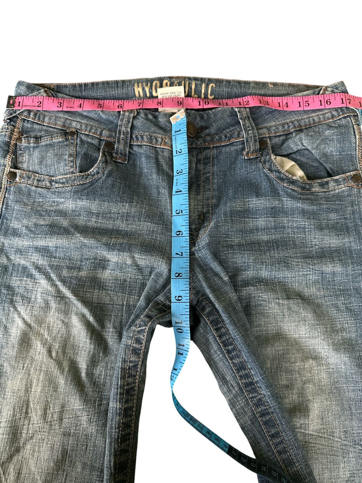 Kapital Flare 90s Style Hydraulic Denim 34x43 Size US 34 / EU 50 - 9 Thumbnail