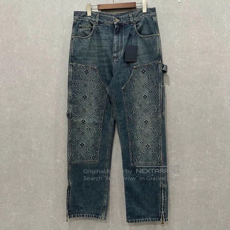 Louis Vuitton Louis Vuitton Washed Denim Jeans. Size US 32 / EU 48 - 1 Thumbnail