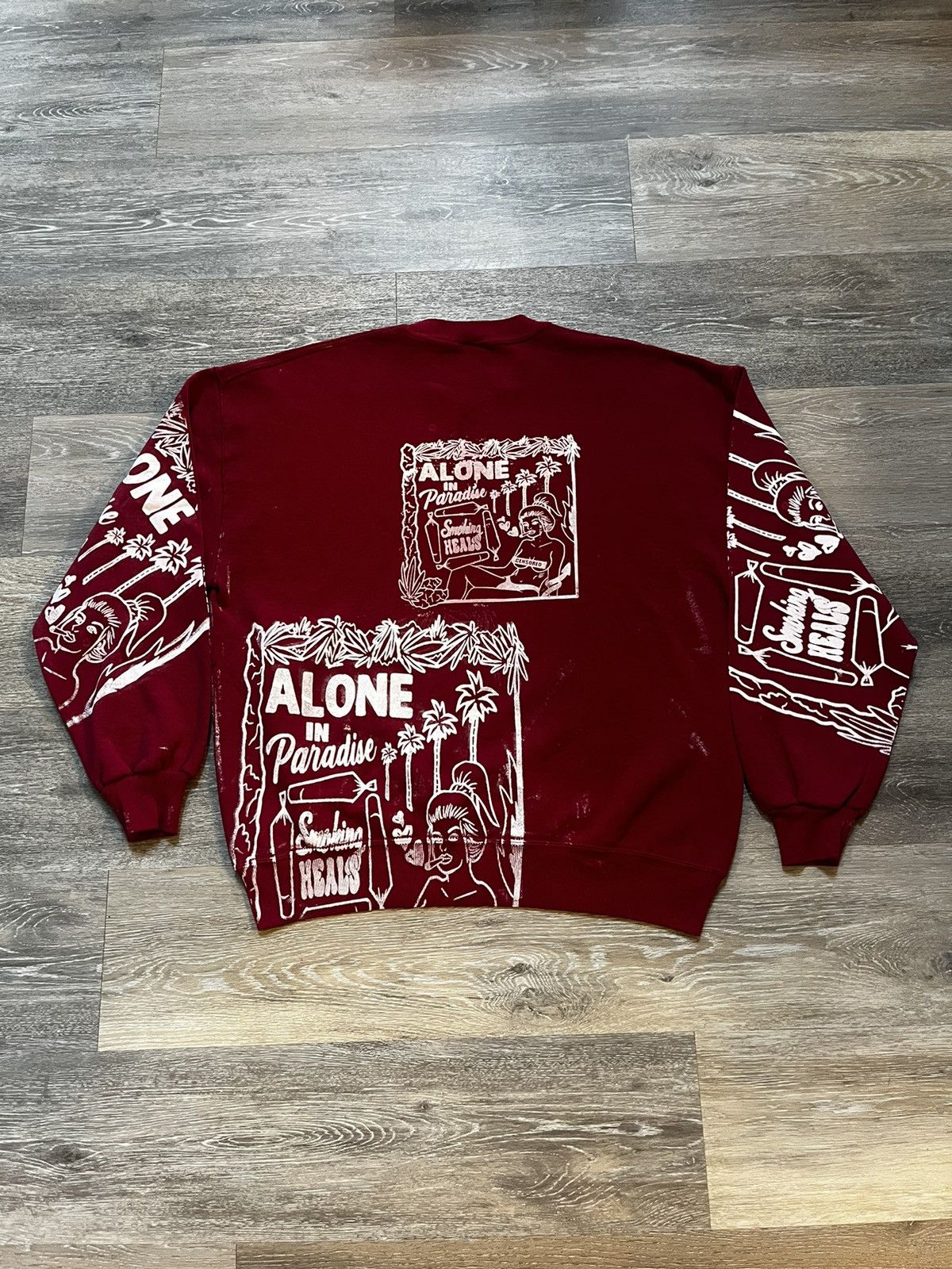 Other Smoking Heals All Over Print Sweatshirt Size US L / EU 52-54 / 3 - 4 Thumbnail