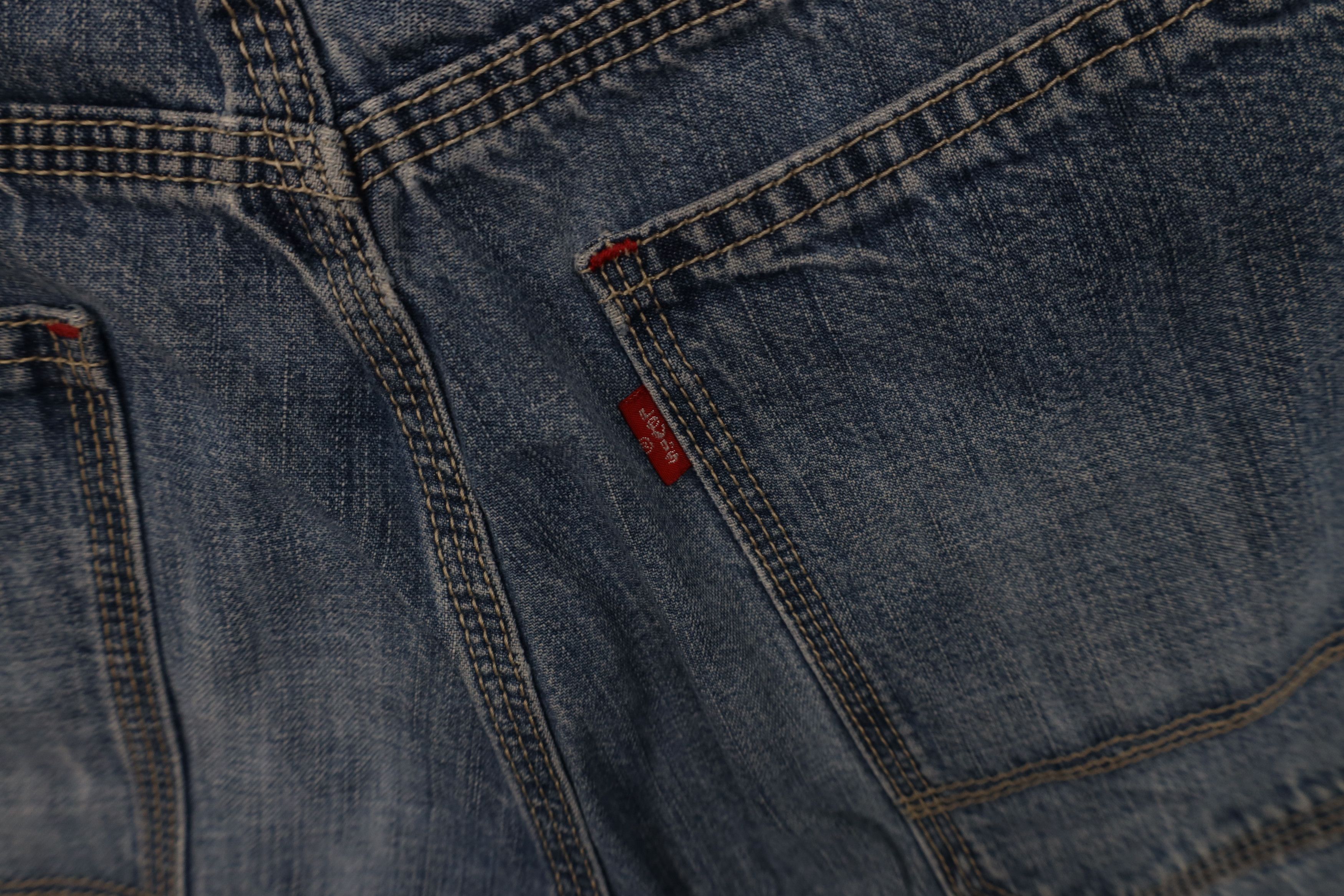 Levi's Vintage Y2K 2003 Levis Worker Big Pocket Dungaree Shorts Size US 33 - 13 Thumbnail