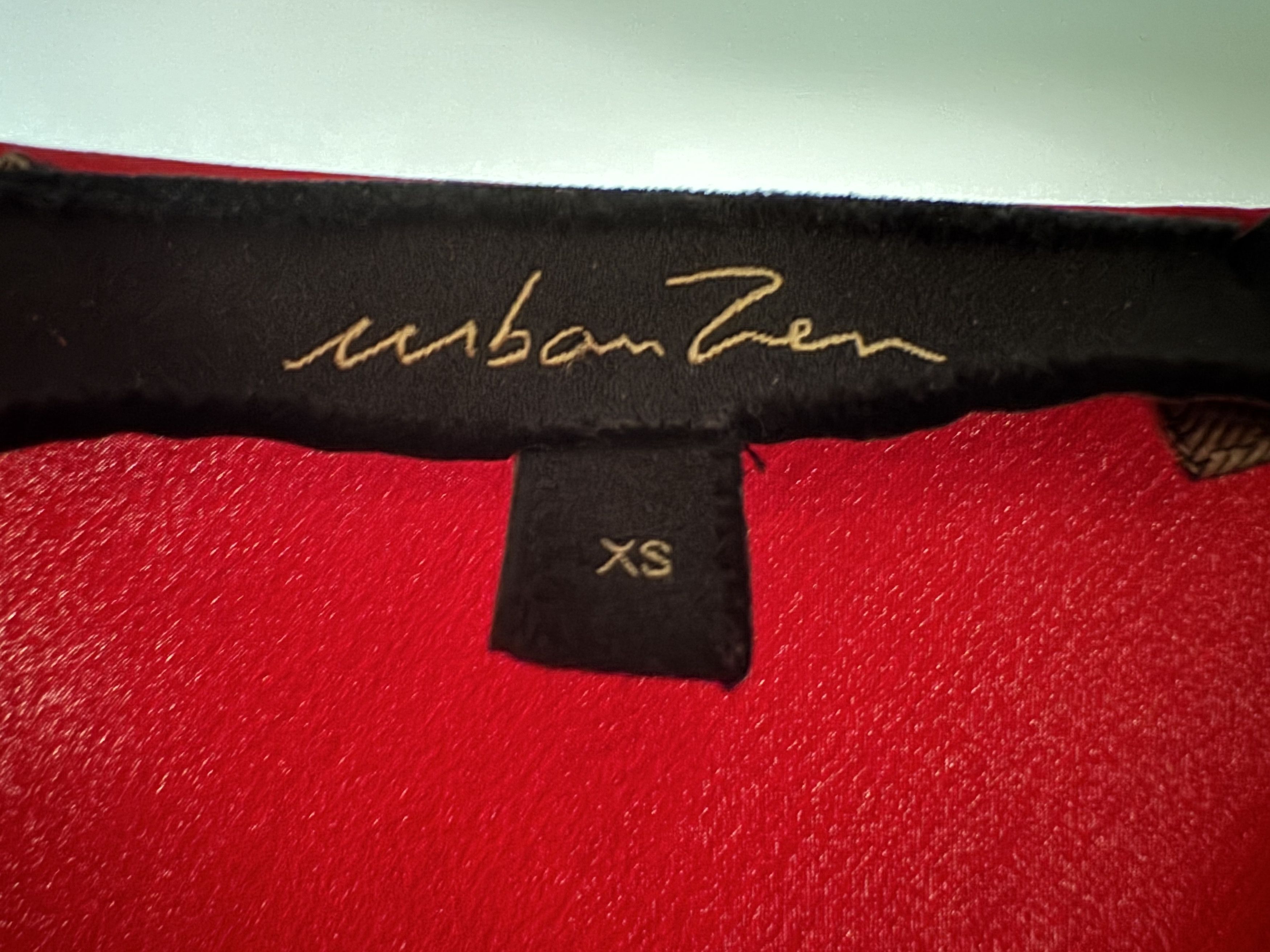 Urban Zen Urban Zen Draped Scarlet Silk Dress Size XS / US 0-2 / IT 36-38 - 4 Thumbnail