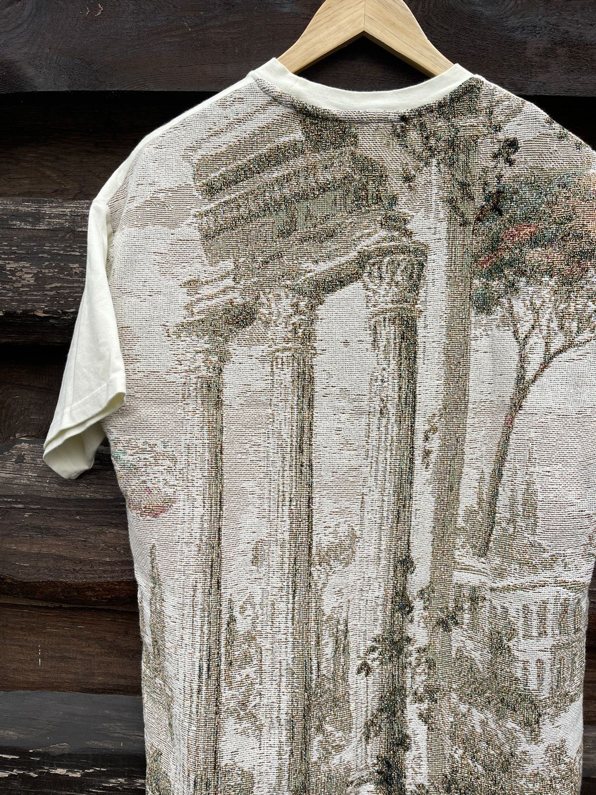 Designer Liv Sin Pray embroidered full back antique t-shirt tee hand Size US XS / EU 42 / 0 - 2 Thumbnail
