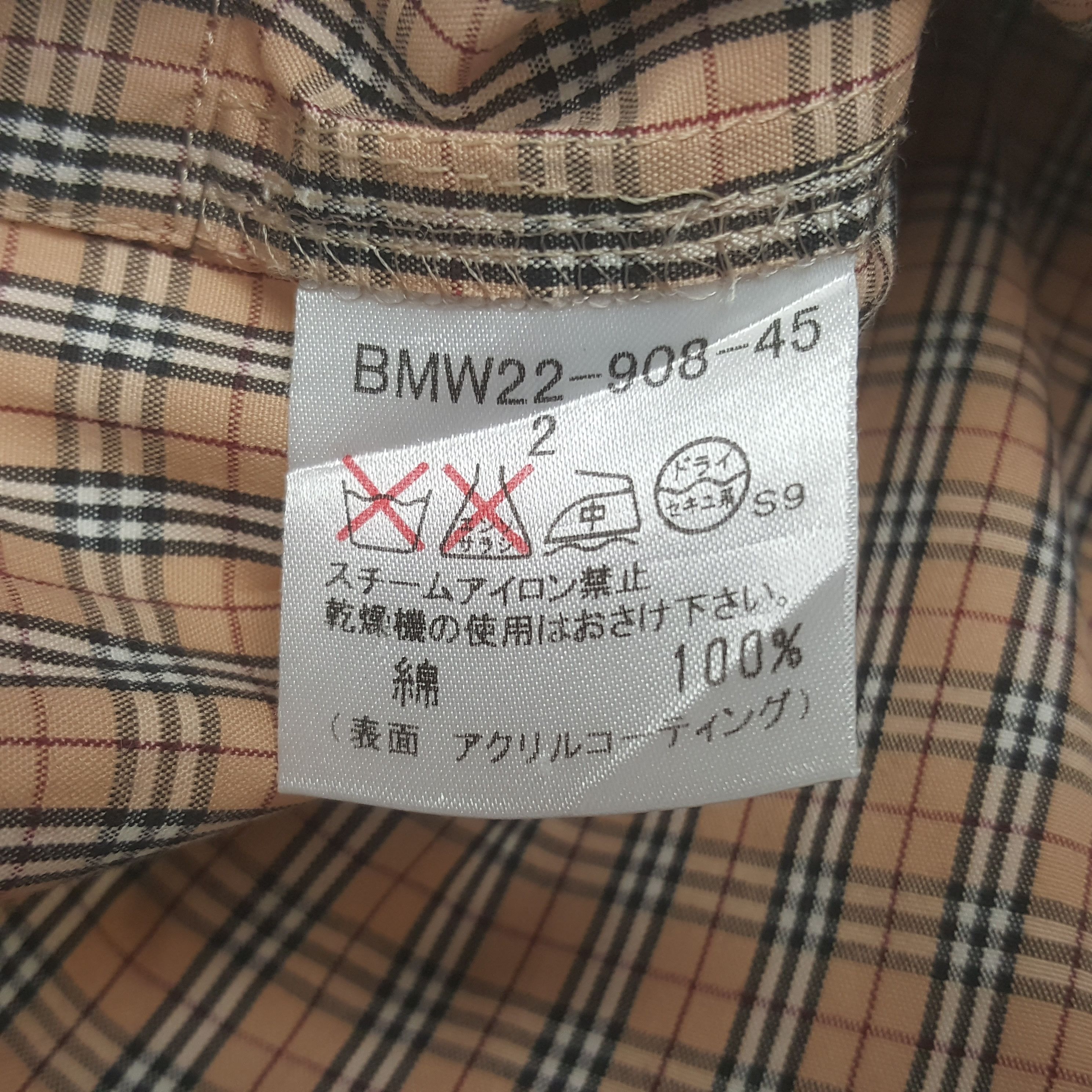 Burberry Vintage Burberry Nova Check Shirt Button Up C319N14 Size US M / EU 48-50 / 2 - 6 Thumbnail