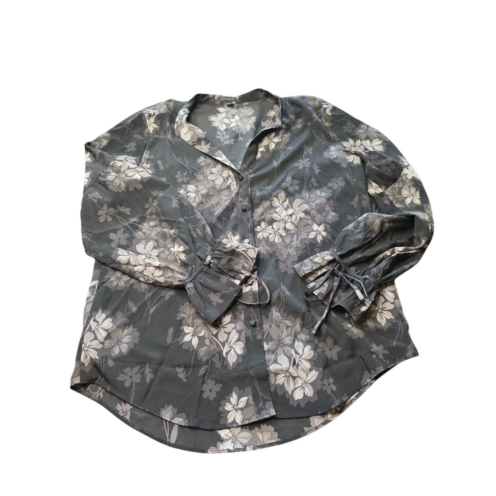 Ann Taylor Ann Taylor Womens Sz S Blouse Sheer Womens Size S / US 4 / IT 40 - 6 Thumbnail