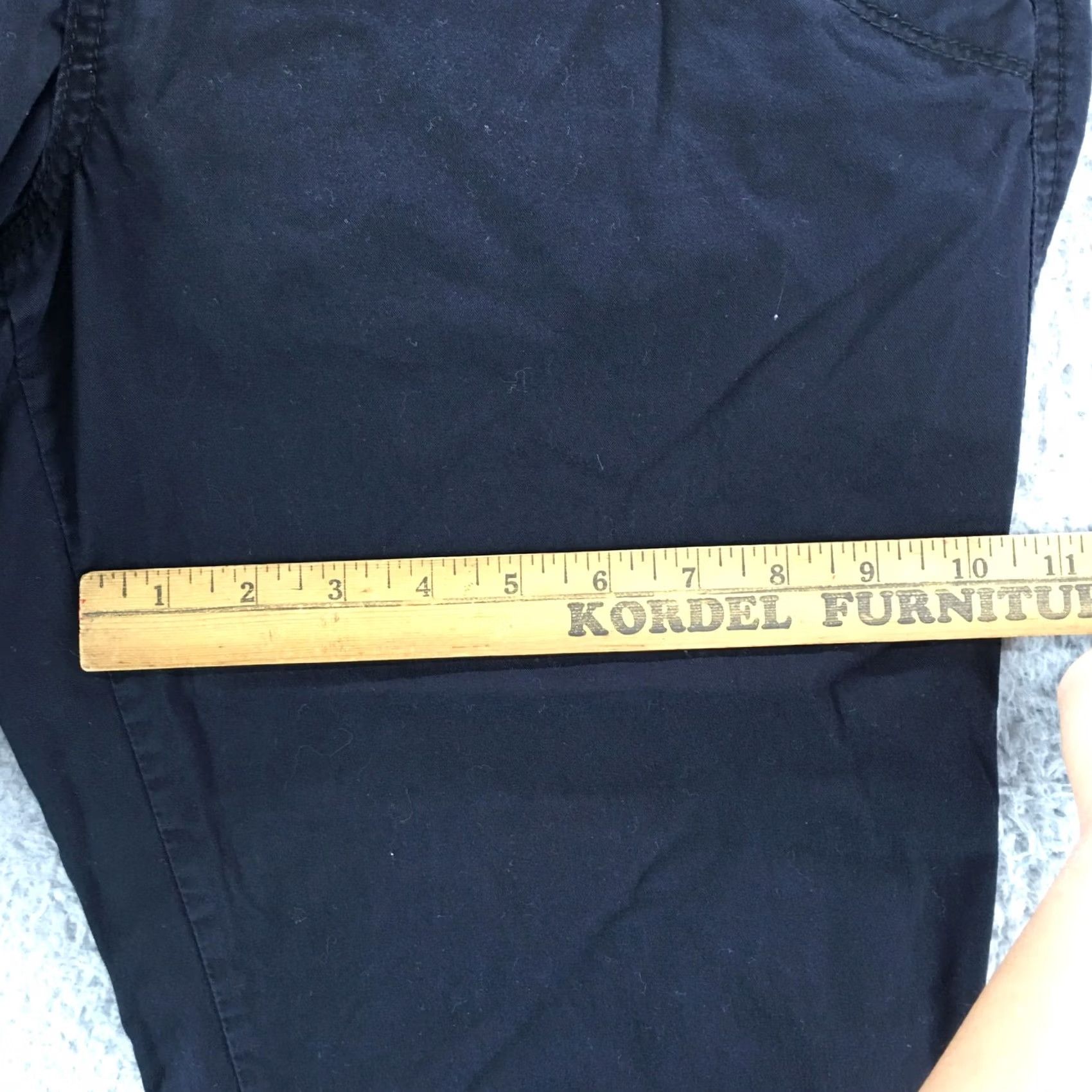 Calvin Klein Calvin Klein Capri Cropped Pants Womens 10 Black Mid Rise Button Casual Zip Fly Capris Pants Women Black 10 Casual Size 32" / US 10 / IT 46 - 6 Thumbnail