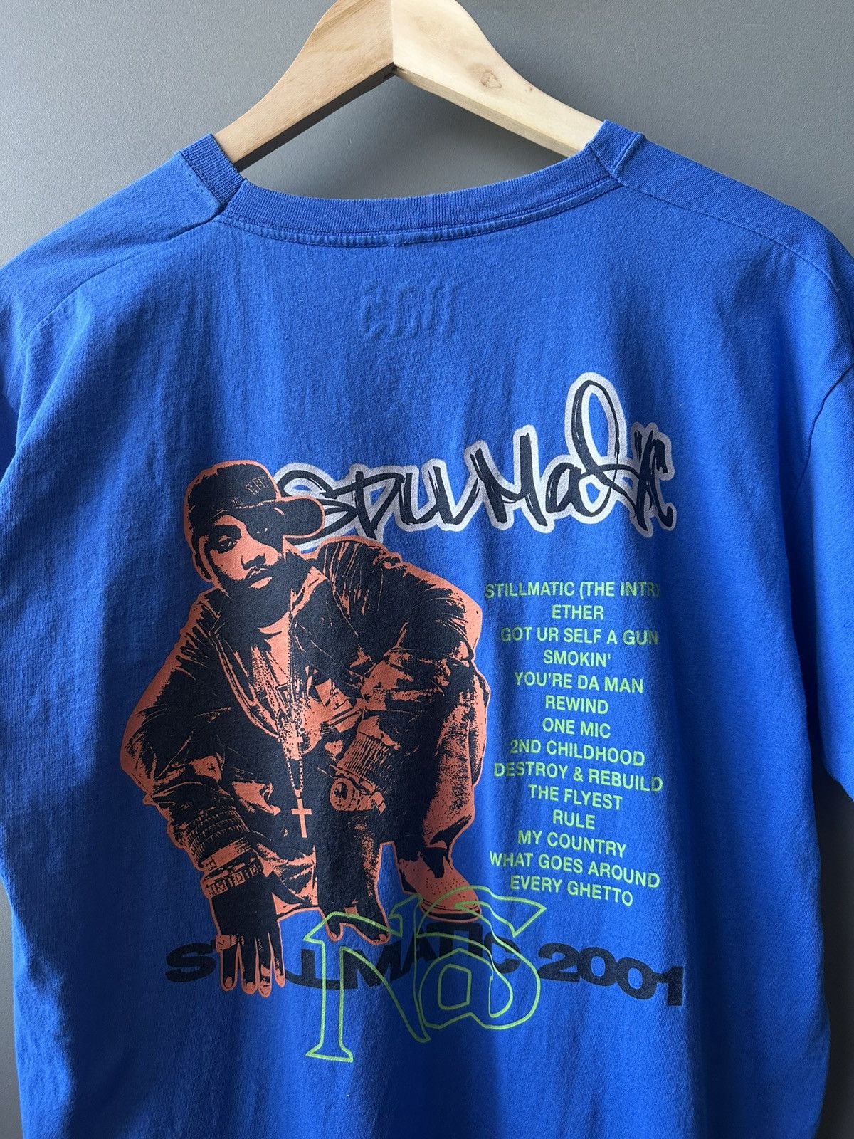 Nas NAS Stillmatic 2001 Album Cotton Tee Size M Size US M / EU 48-50 / 2 - 4 Thumbnail