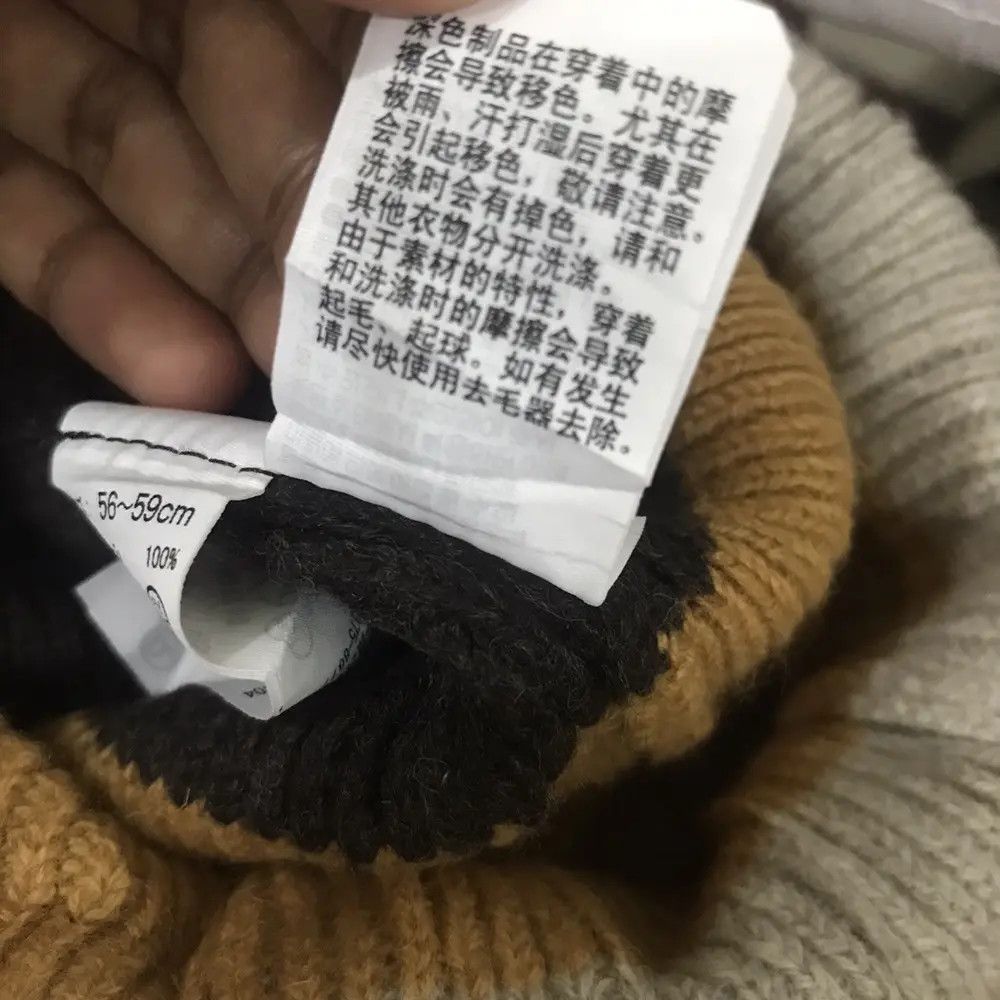 Japanese Brand × Vintage Japanese Brand Stripe Design Beanie Hat Size ONE SIZE - 10 Thumbnail