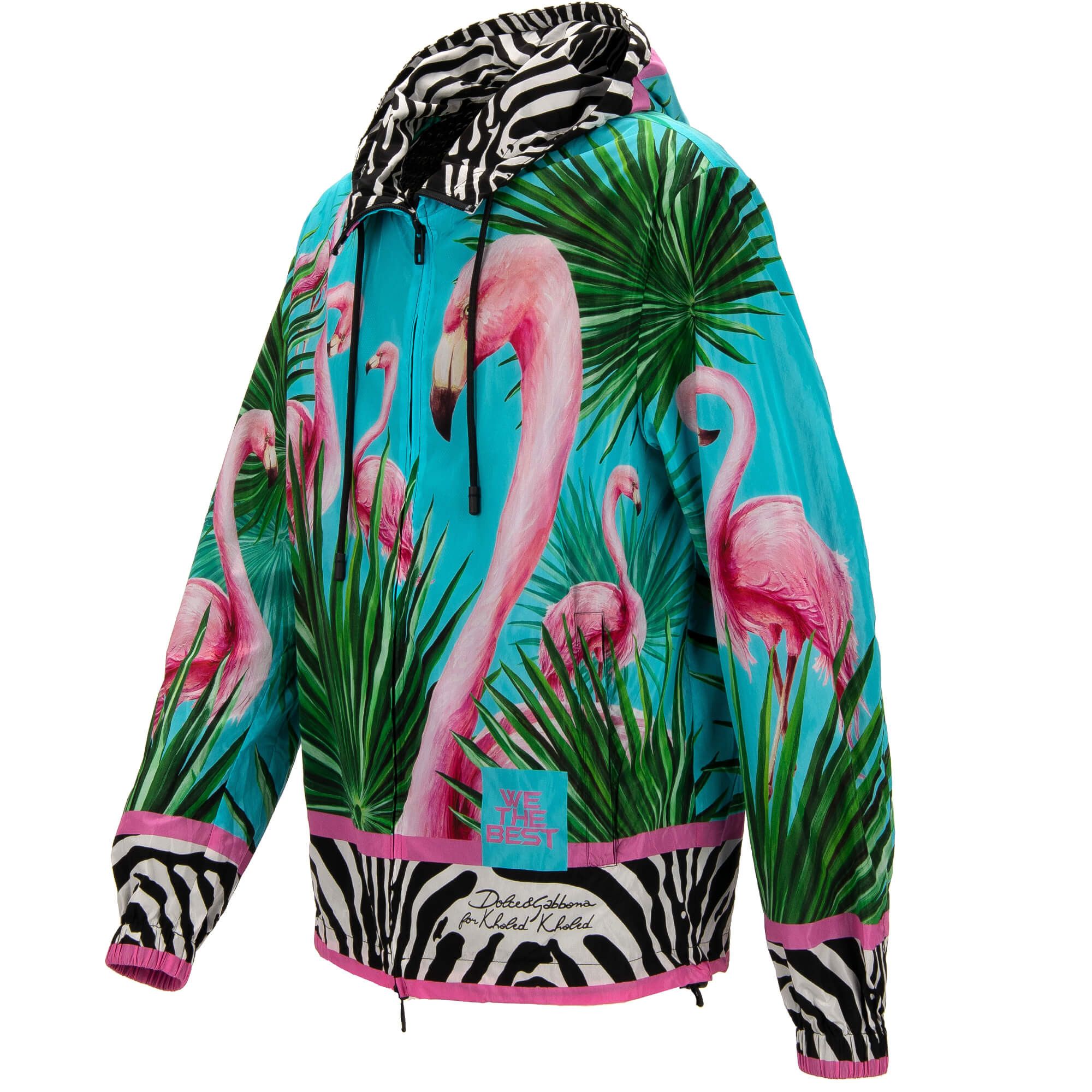 Dolce & Gabbana o1y0125 Hooded Bomber Jacket in Multicolor Size US M / EU 48-50 / 2 - 3 Thumbnail