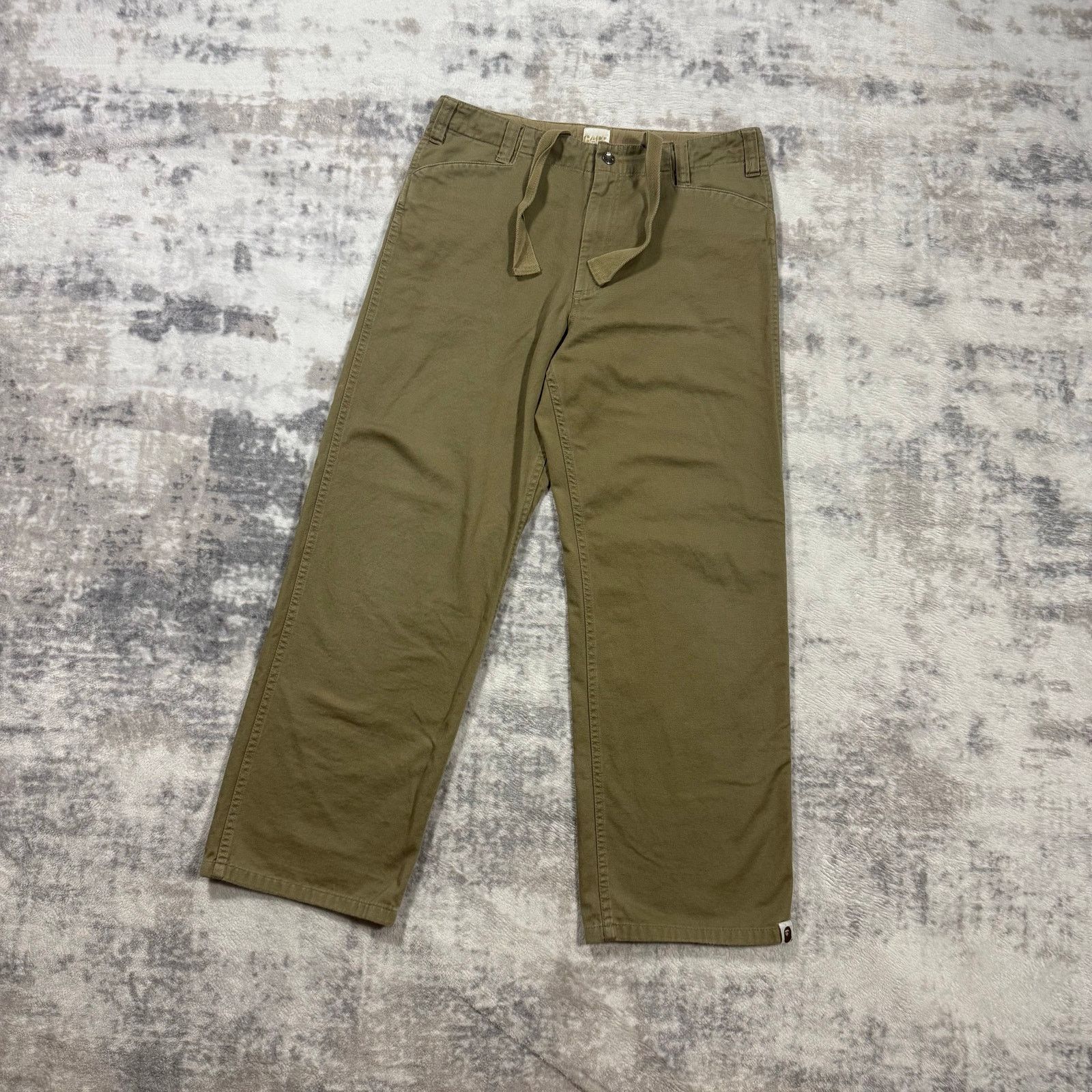 Bape × Nigo Authentic Bape 2000’s Arc Logo Khaki Chino Pants 30 Size US 30 / EU 46 - 3 Thumbnail
