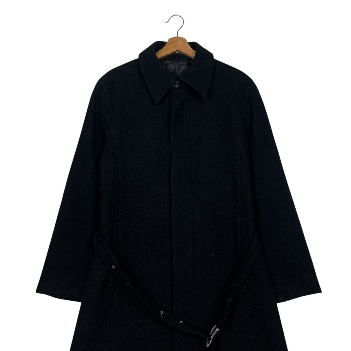 Jean Paul Gaultier Gaultier Homme Object Wool Black Coat Size US M / EU 48-50 / 2 - 3 Thumbnail