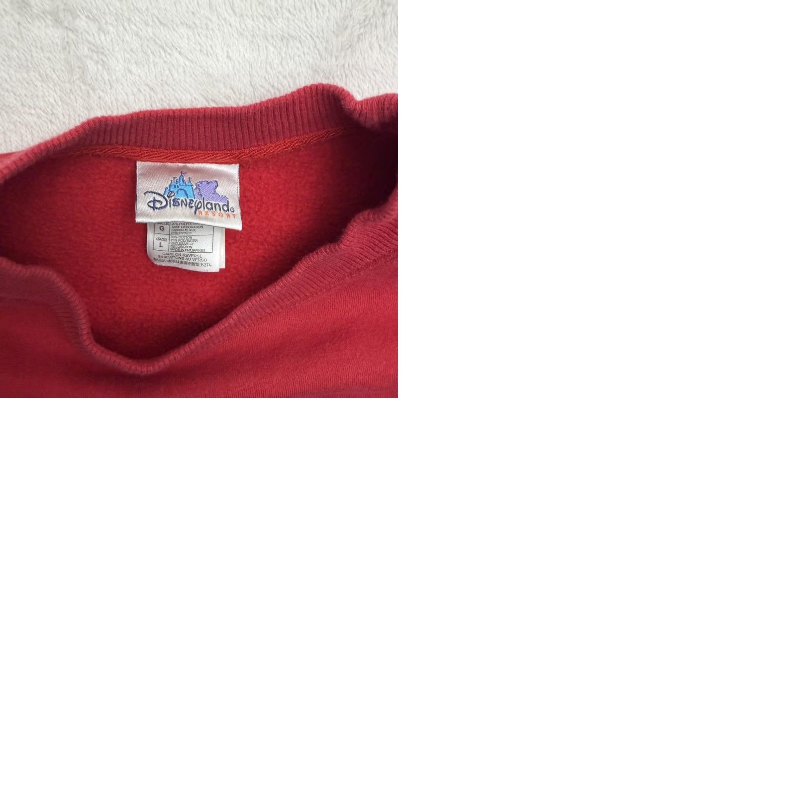 Vintage VINTAGE Disneyland Resort Sweatshirt Mens Large Red 50th Fleece Homecoming Size L / US 10 / IT 46 - 10 Thumbnail