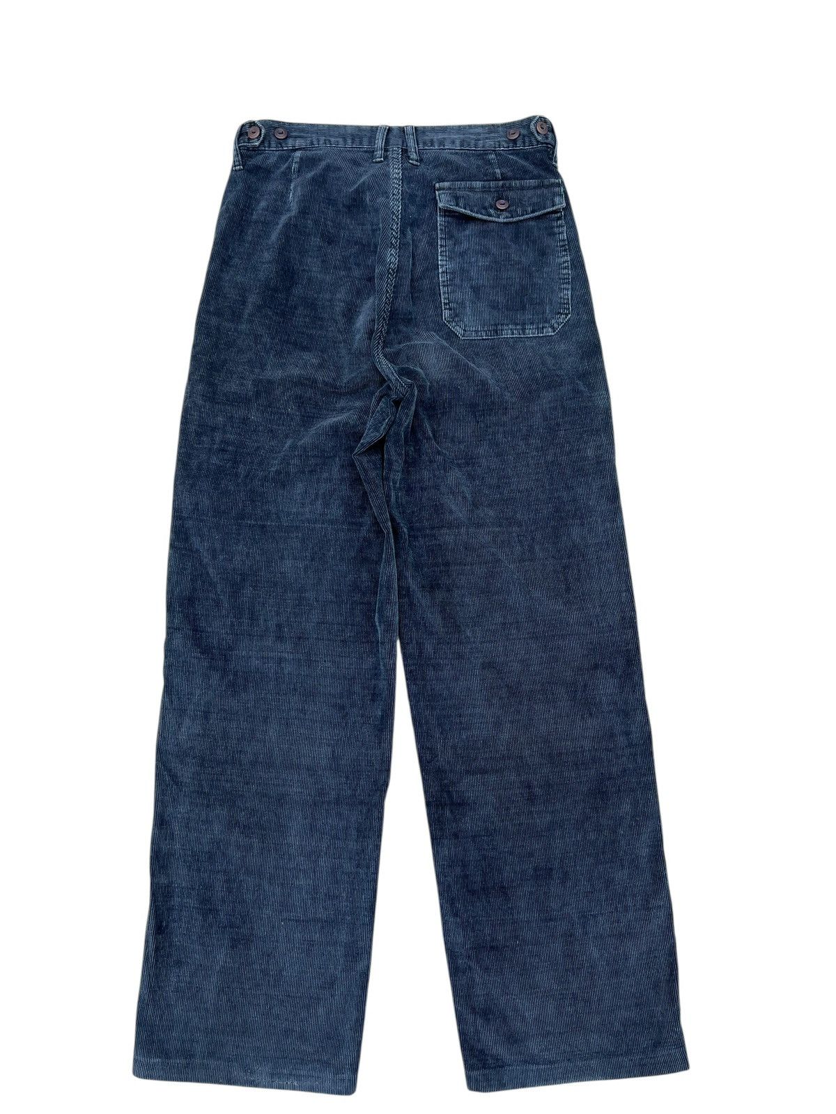 45rpm 2000s 45rpm Japan Fade Corduroy Blue Black Fatigue Pant Size US 28 / EU 44 - 12 Thumbnail