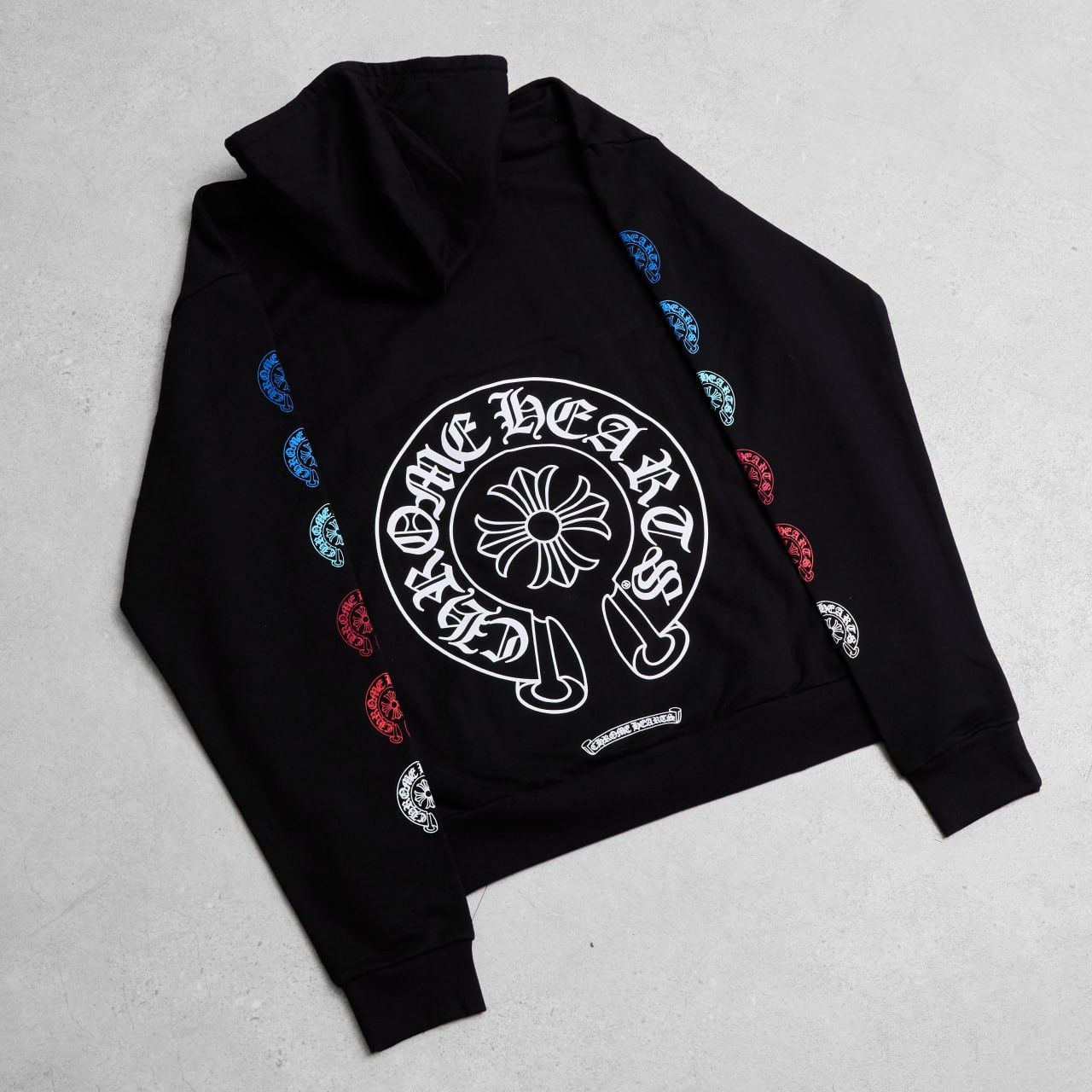Chrome Hearts CHROME HEARTS Multi Color Horseshoe Logo Zip Up
