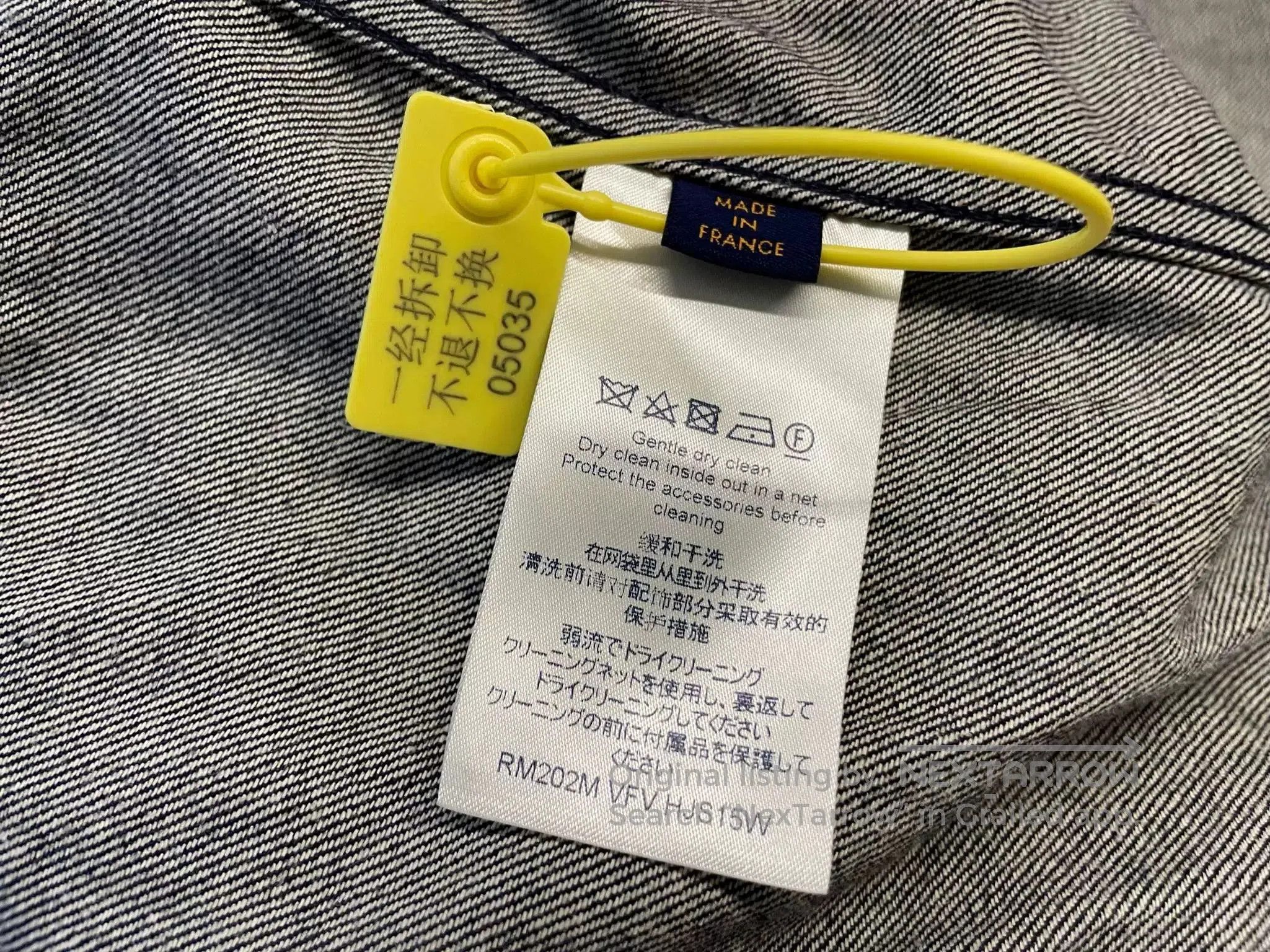 Louis Vuitton Louis Vuitton Wheat Ear Denim Shirt. Size US XS / EU 42 / 0 - 6 Thumbnail