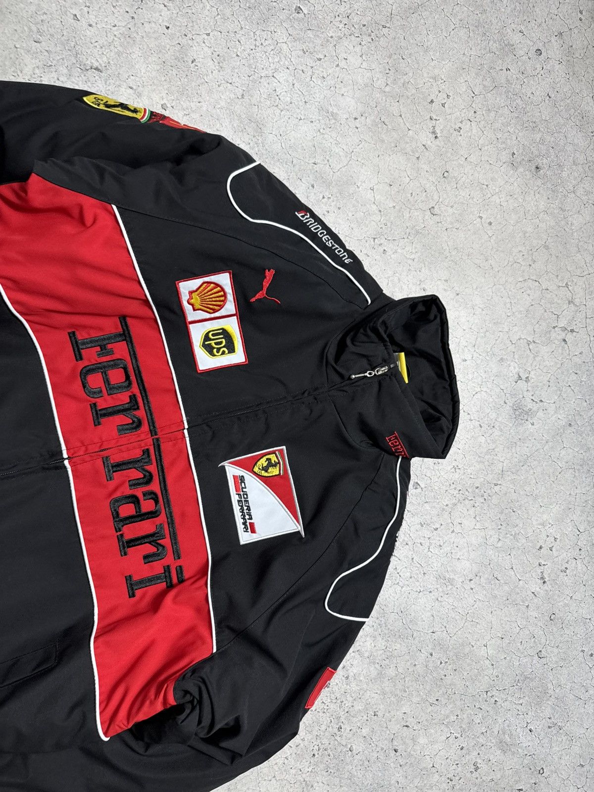 Ferrari Ferrari F1 Racing Bomber Jacket Hype Rare Big Logo Vintage Size US XL / EU 56 / 4 - 5 Thumbnail