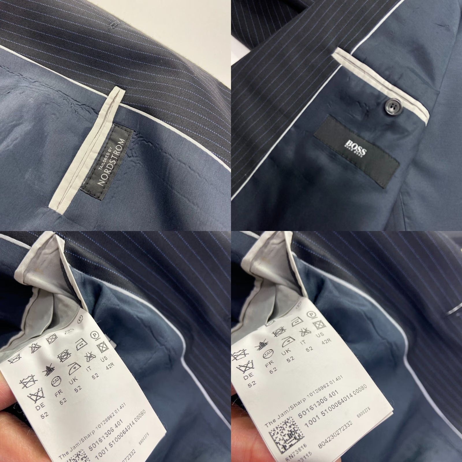 Hugo Boss Hugo Boss 42R Mens Sport Coat Navy Blue - Size 42 - Wool Jacket - Classic Style Size US XS / EU 42 / 0 - 9 Thumbnail