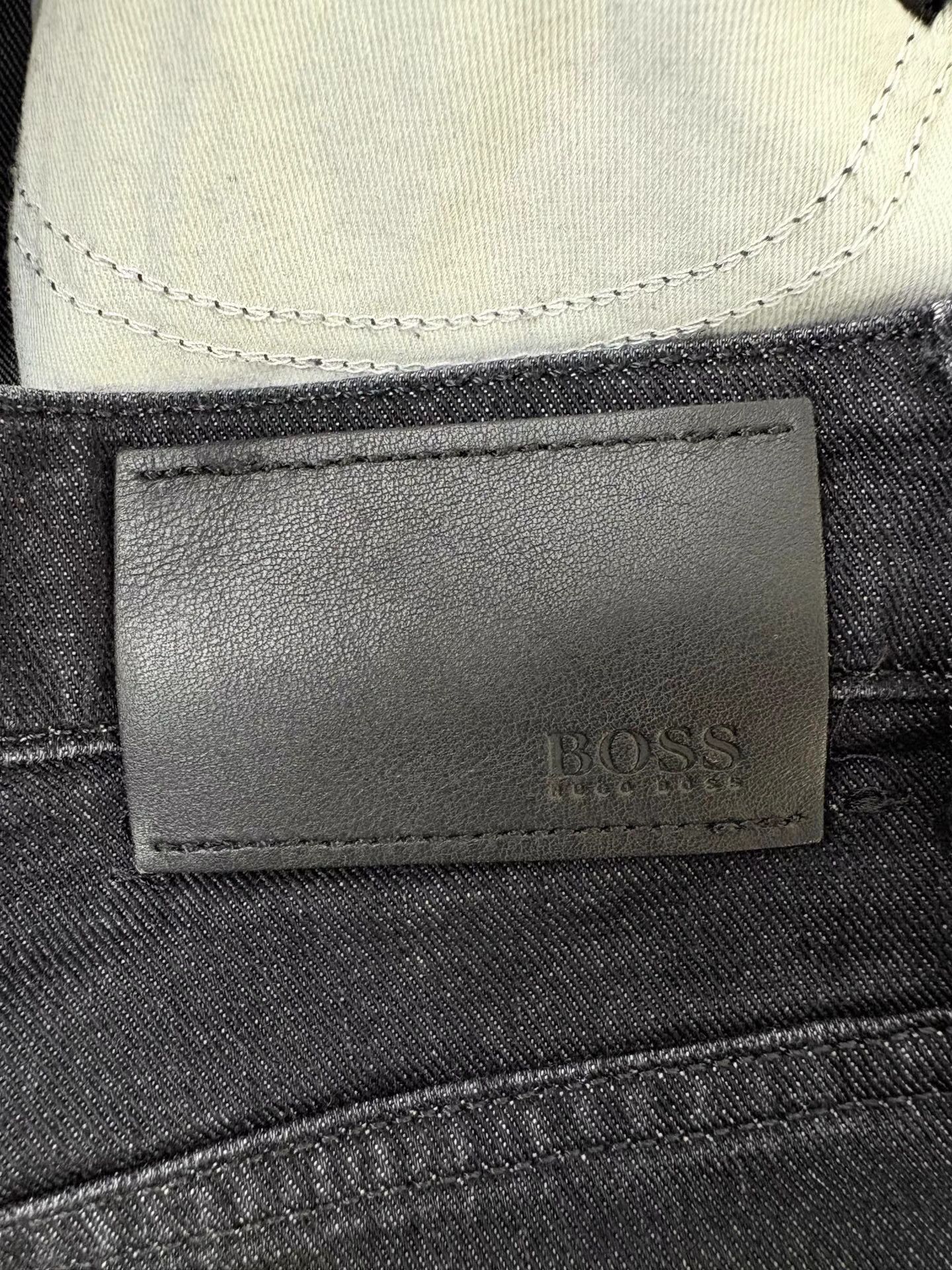 Hugo Boss HUGO BOSS Leather Patch Back Jeans Size US 32 / EU 48 - 3 Thumbnail