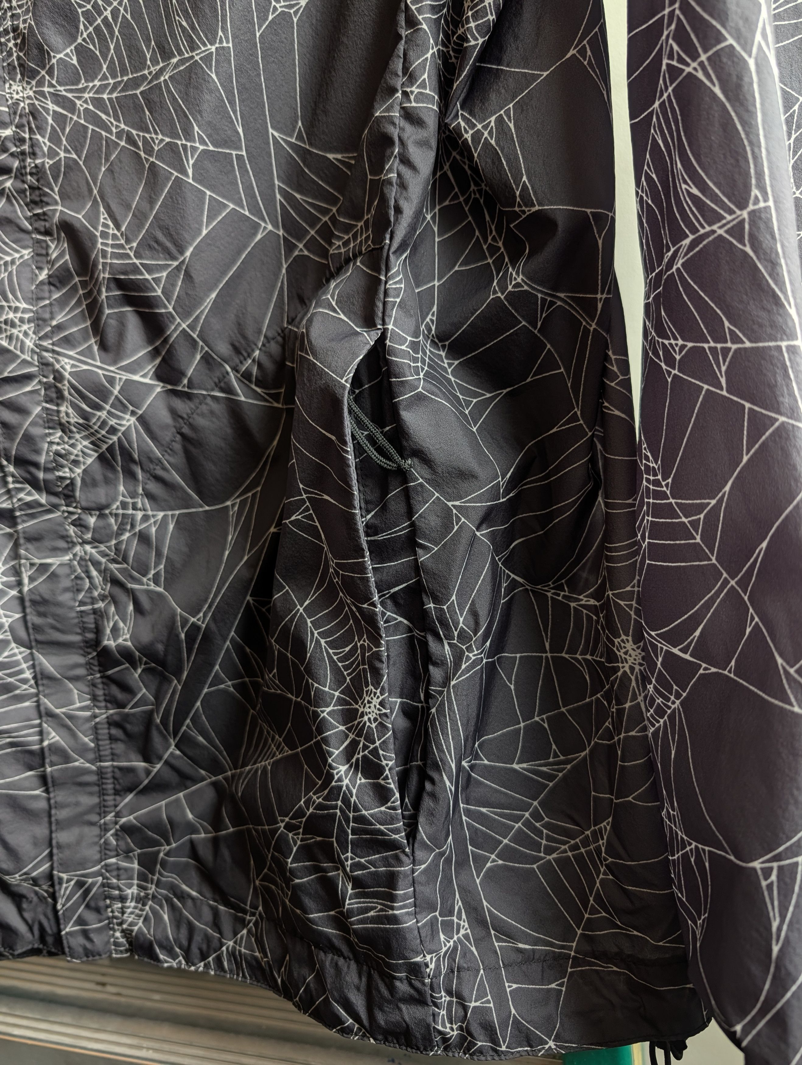Lad Musician Hooded Spider Web Zip Up Windbreaker Size US S / EU 44-46 / 1 - 4 Thumbnail