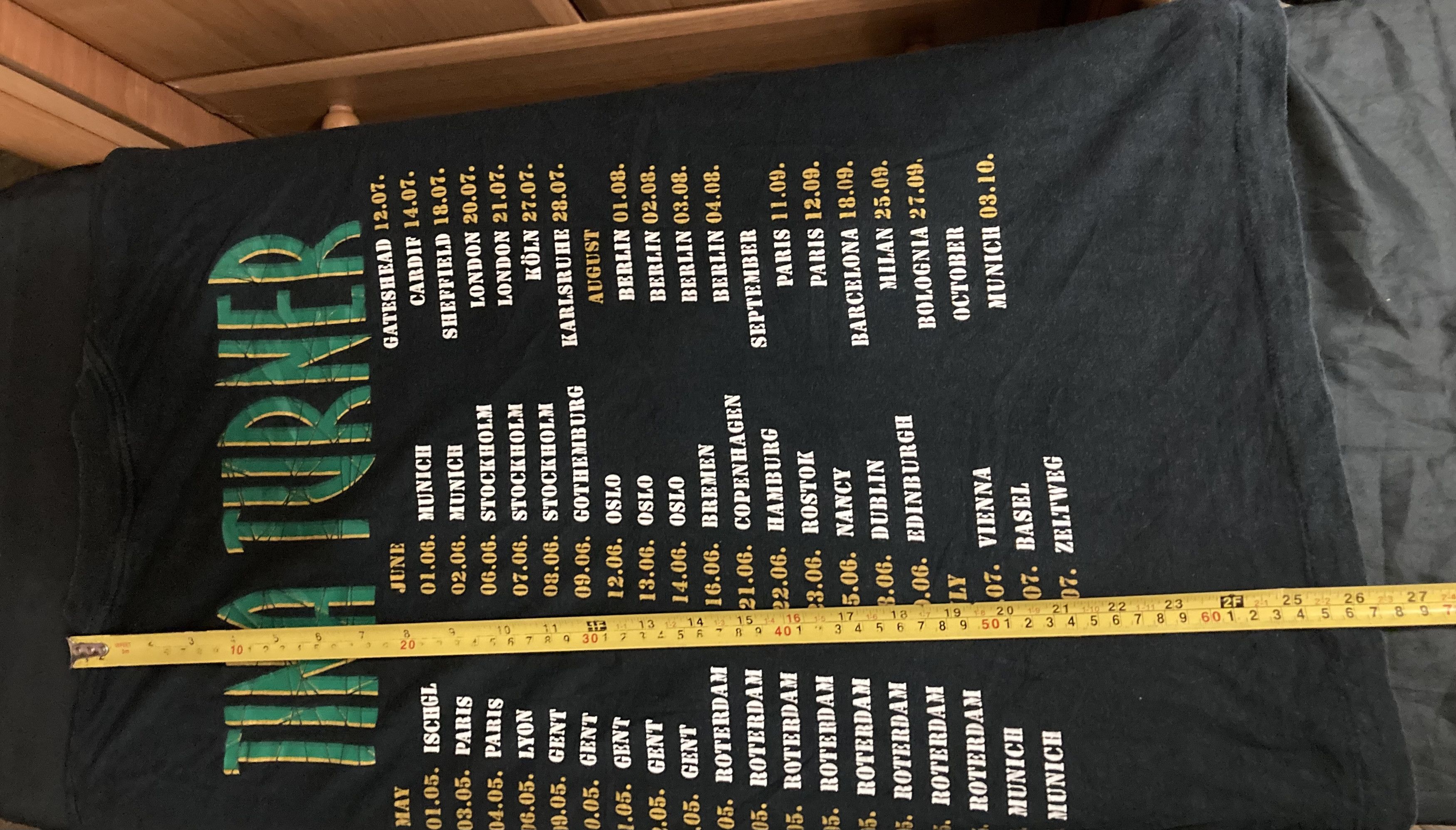 Band Tees Vintage Tina Turner Wildest Dreams Tour Tee 1996 Size US M / EU 48-50 / 2 - 6 Thumbnail