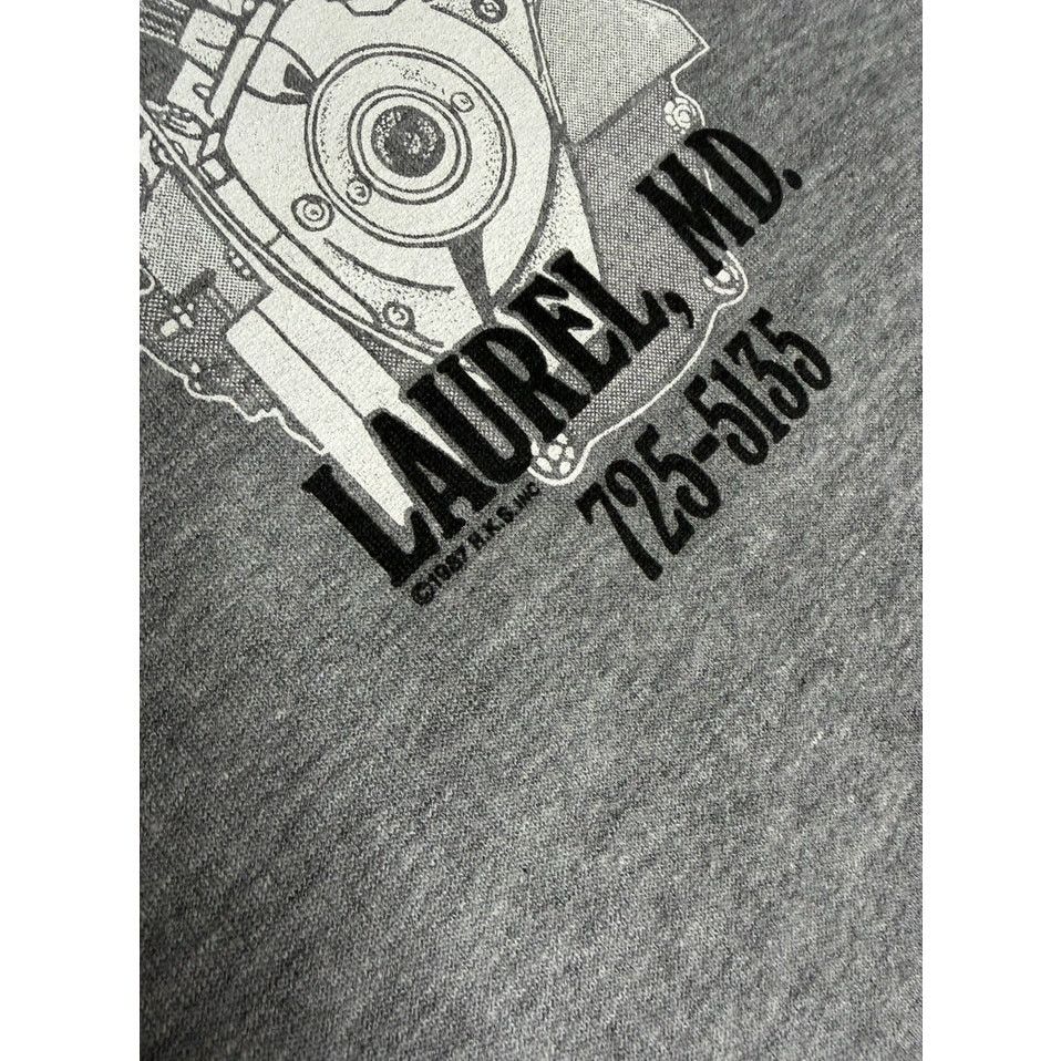 Harley Davidson × Vintage Vintage 80s Harley Davidson Zipper's Cycle Laurel, MD Hoodie Size US M / EU 48-50 / 2 - 7 Thumbnail