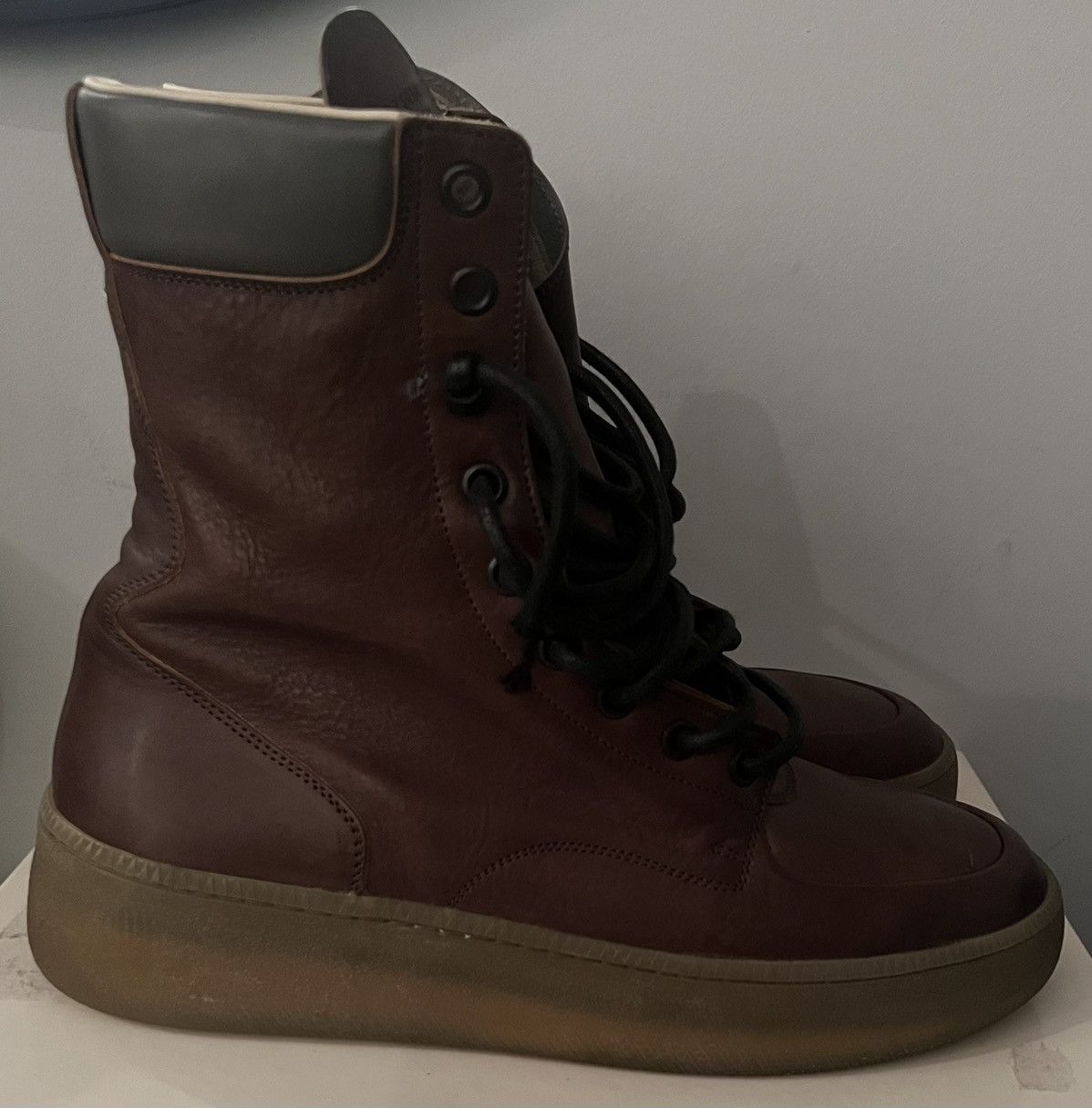Maison Margiela Authentic Maison Margiela MM1 High Top sneakers grey 45 Size US 11 / EU 44 - 1 Thumbnail