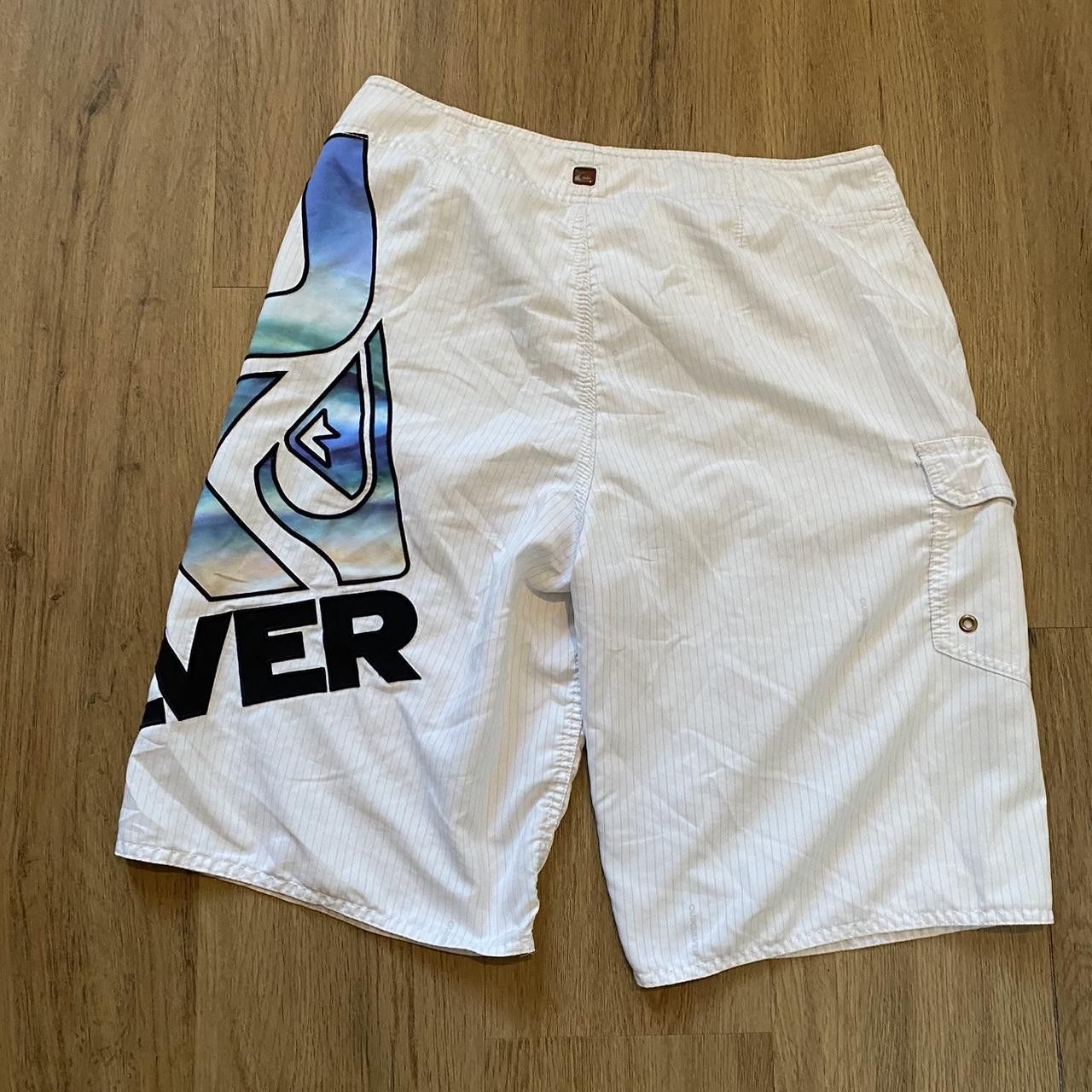 Other Quiksilver white and blue surf shorts #surfing Size US S / EU 44-46 / 1 - 2 Thumbnail