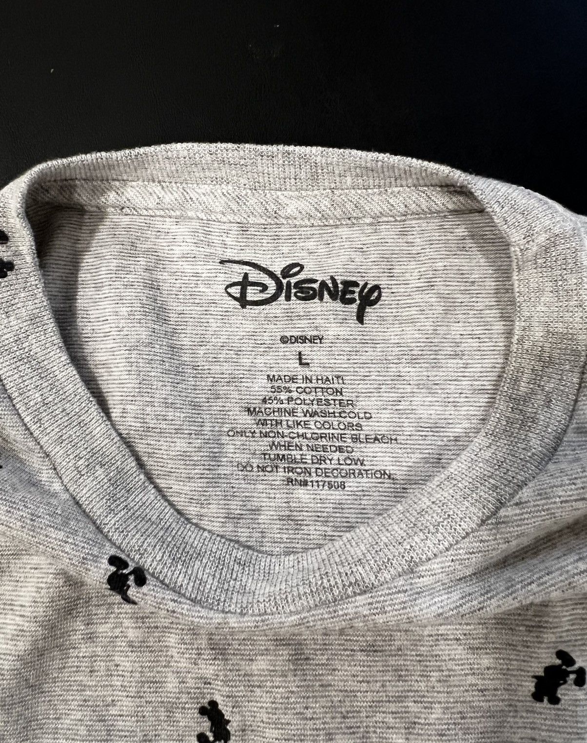 Disney Disney Grey T-Shirt Size US L / EU 52-54 / 3 - 3 Thumbnail
